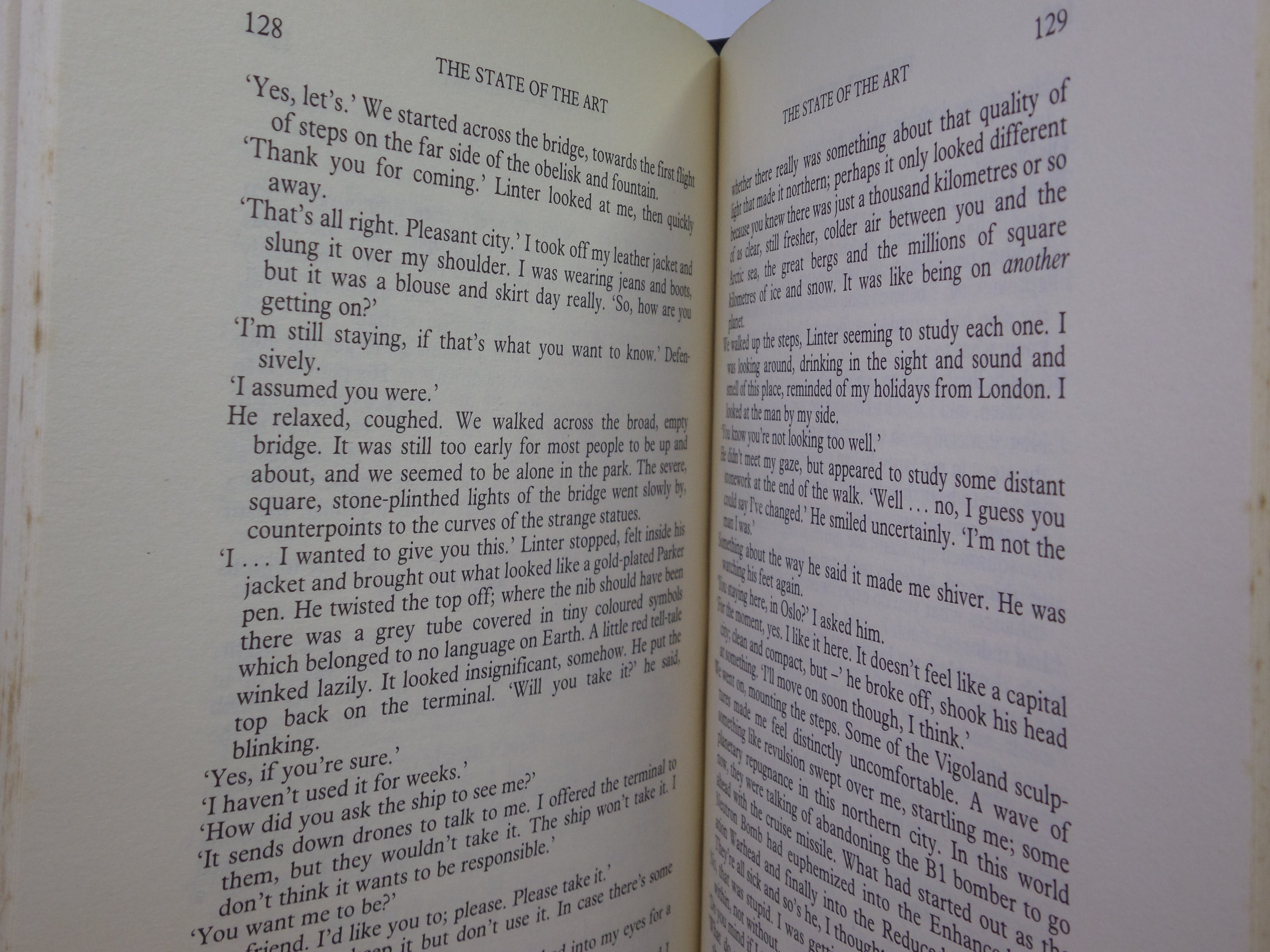 THE STATE OF THE ART BY IAIN M. BANKS 1991 SIGNED FIRST EDITION