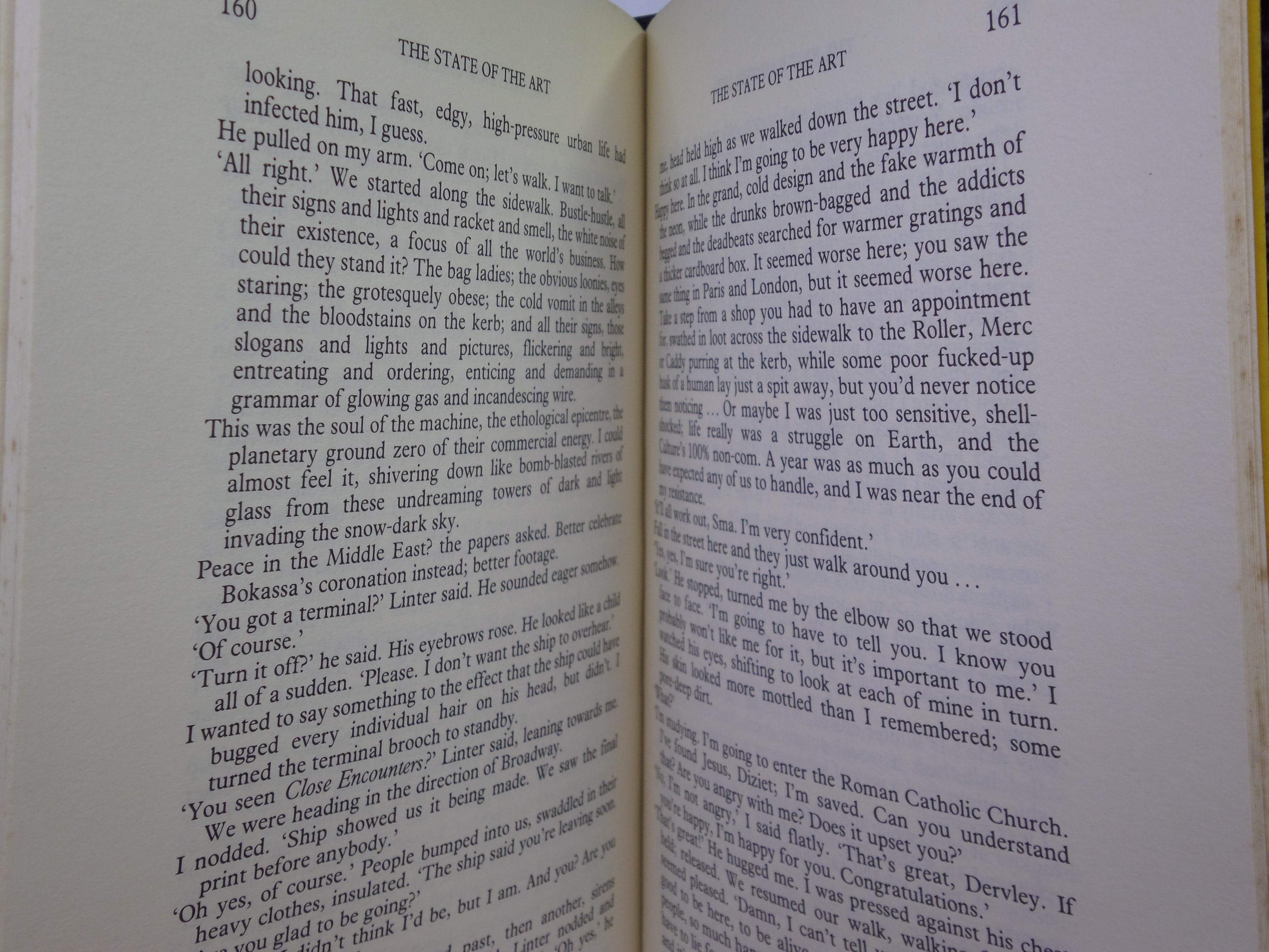 THE STATE OF THE ART BY IAIN M. BANKS 1991 SIGNED FIRST EDITION