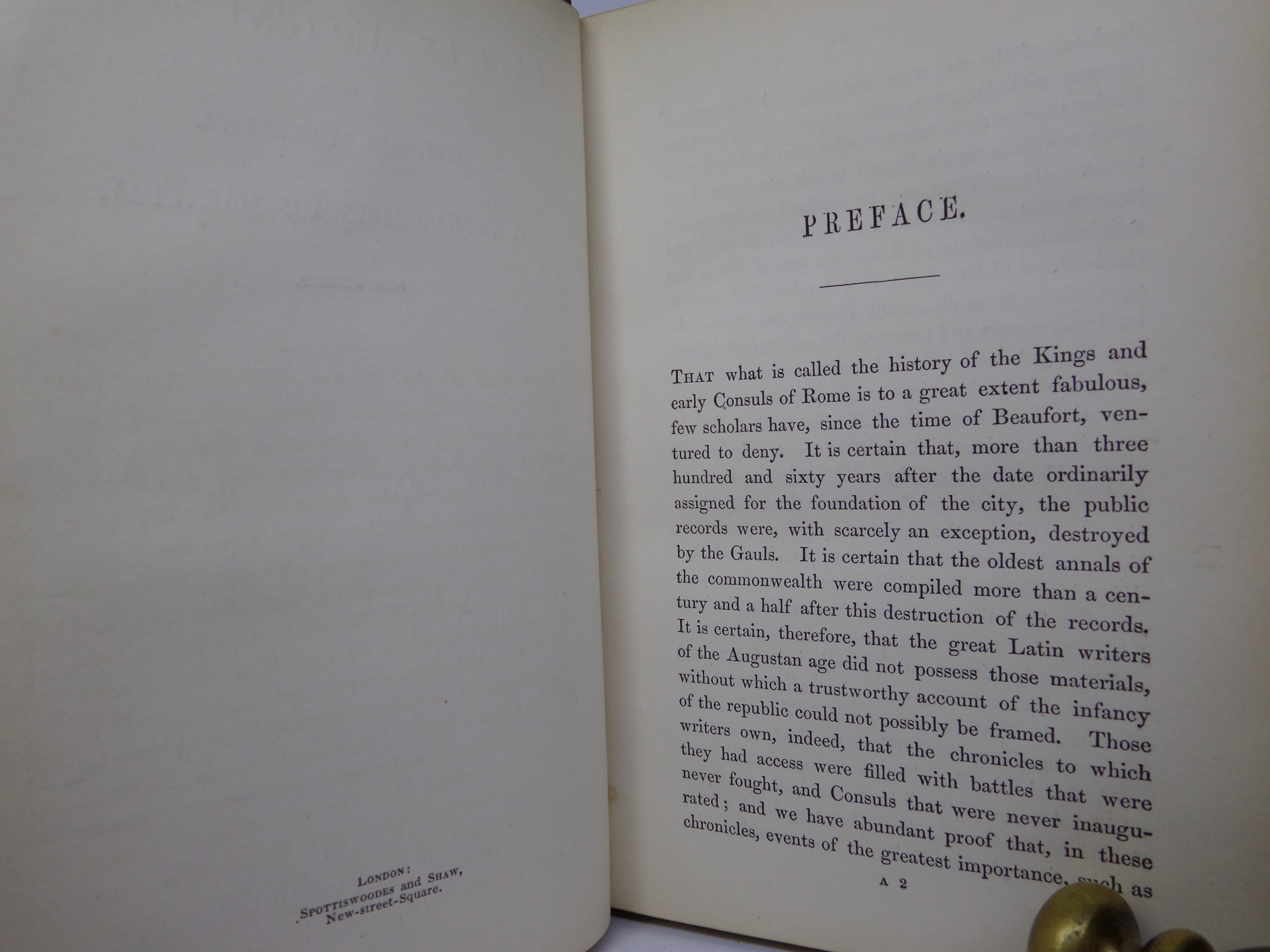 LAYS OF ANCIENT ROME: WITH IVRY, AND THE ARMADA BY THOMAS BABINGTON MACAULAY 1850 FINE LEATHER BINDING