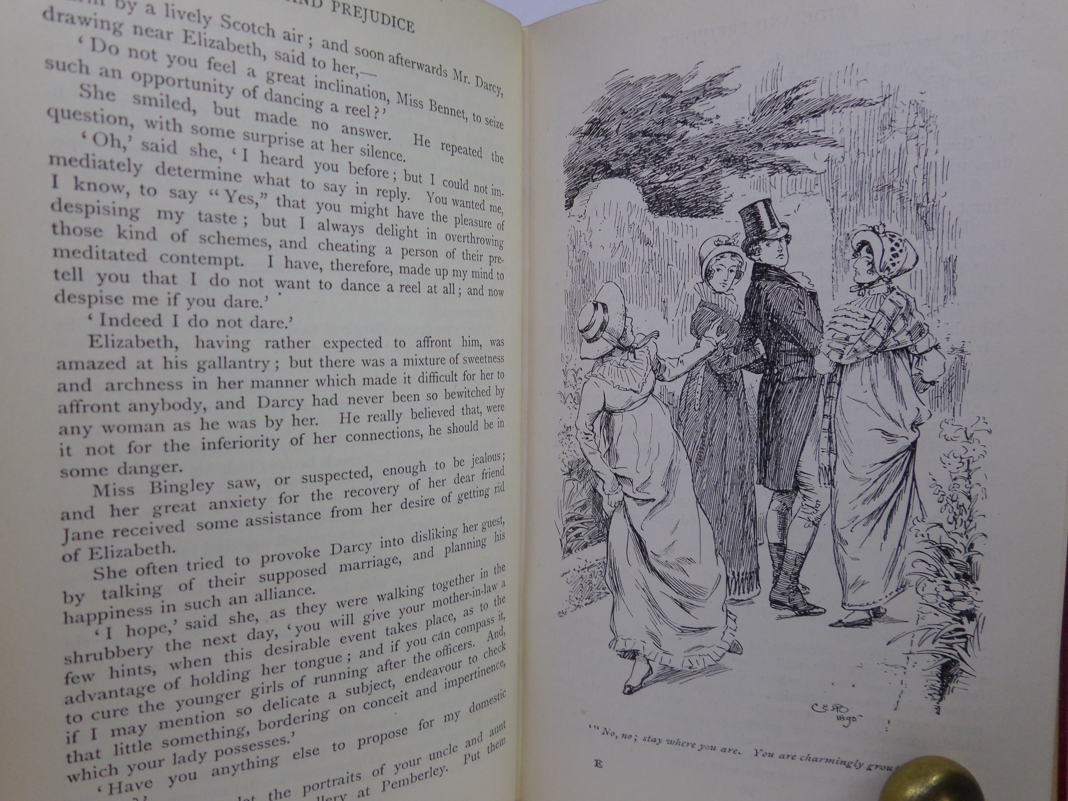 PRIDE AND PREJUDICE BY JANE AUSTEN 1922 ILLUSTRATED BY CHARLES E. BROCK