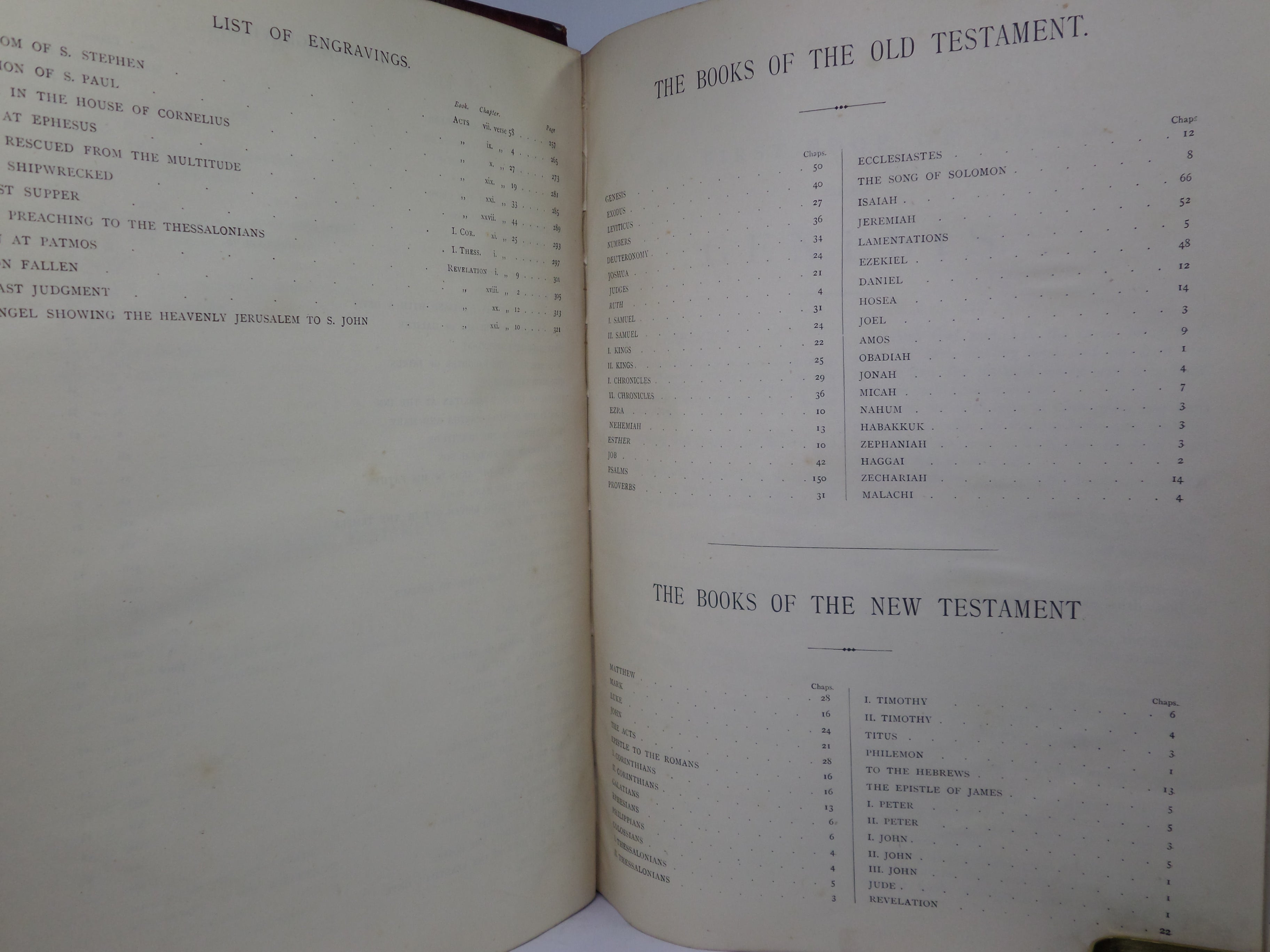 THE HOLY BIBLE ILLUSTRATED BY GUSTAVE DORE 1897 LEATHER BOUND