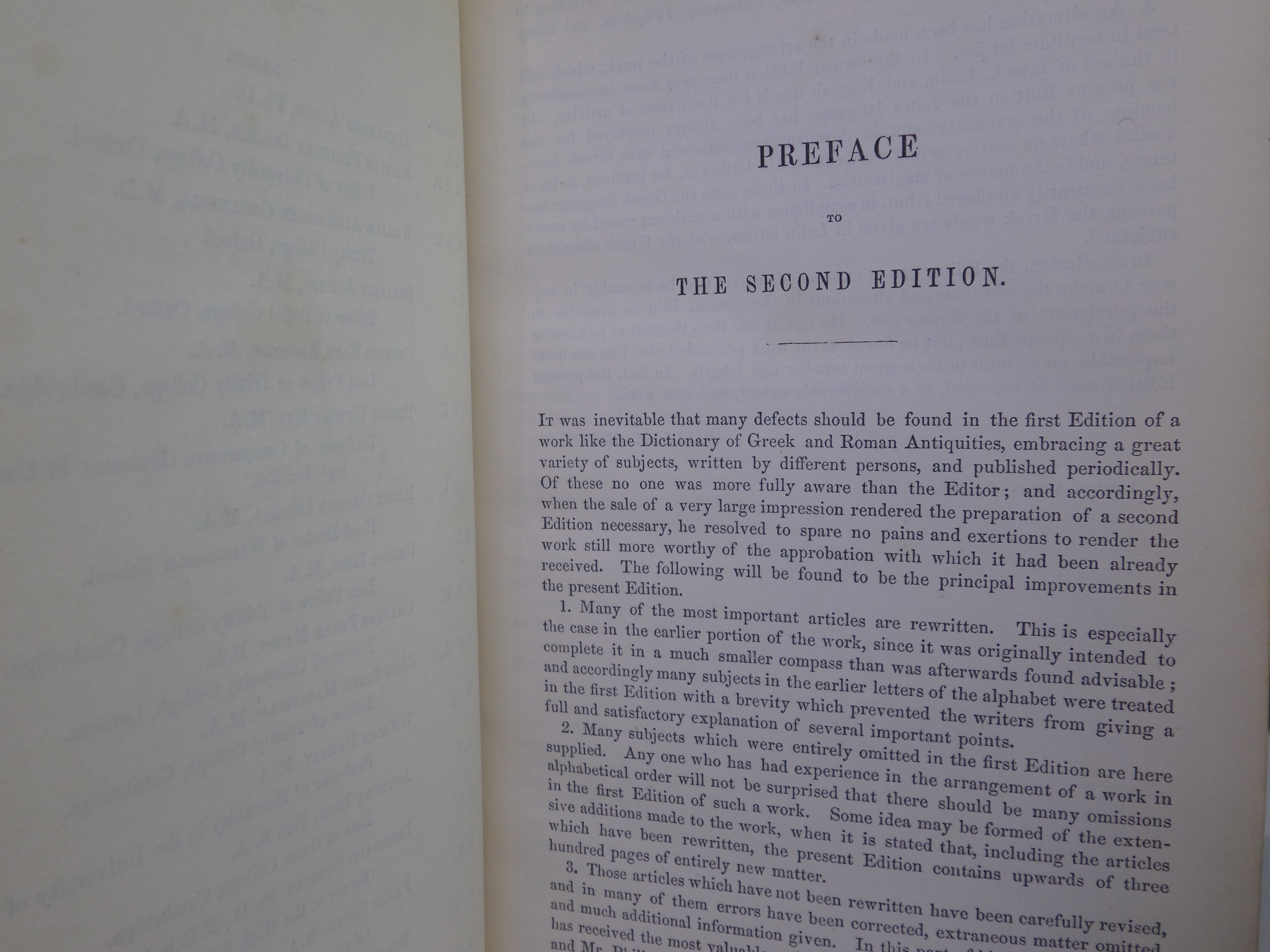DICTIONARY OF GREEK AND ROMAN ANTIQUITIES BY WILLIAM SMITH 1859 LEATHER BINDING