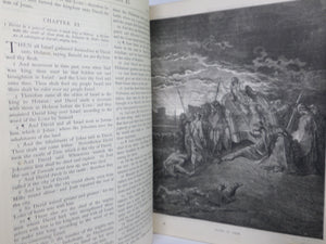 THE HOLY BIBLE ILLUSTRATED BY GUSTAVE DORE 1897 LEATHER BOUND