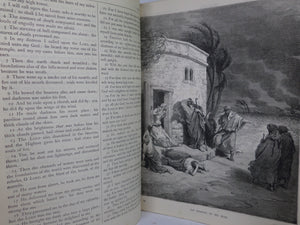 THE HOLY BIBLE ILLUSTRATED BY GUSTAVE DORE 1897 LEATHER BOUND