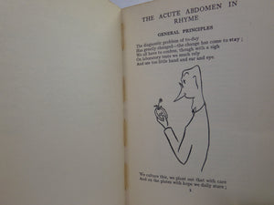 THE DIAGNOSIS OF THE ACUTE ABDOMEN IN RHYME BY ZETA 1947 FIRST EDITION