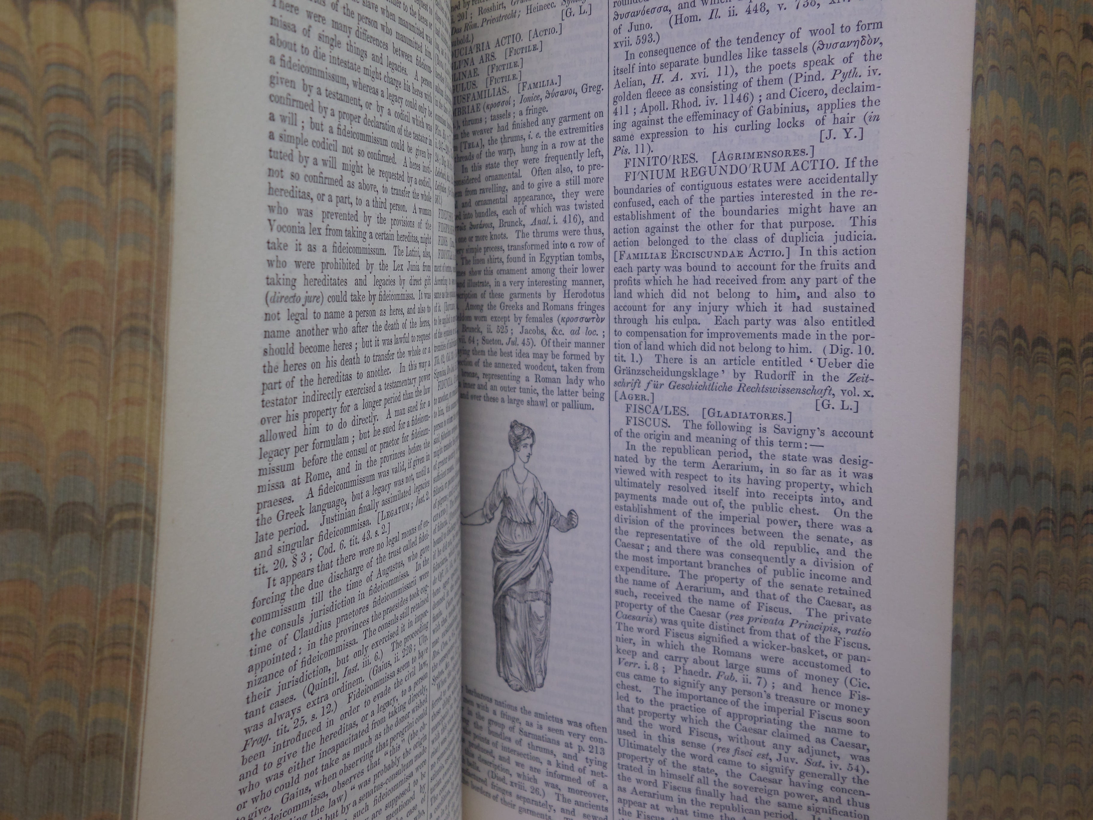 DICTIONARY OF GREEK AND ROMAN ANTIQUITIES BY WILLIAM SMITH 1859 LEATHER BINDING