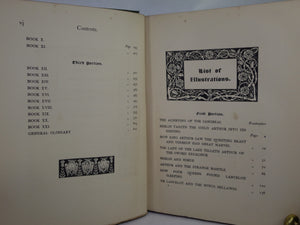 LE MORTE D'ARTHUR BY SIR THOMAS MALORY 1909 AUBREY BEARDSLEY SECOND EDITION