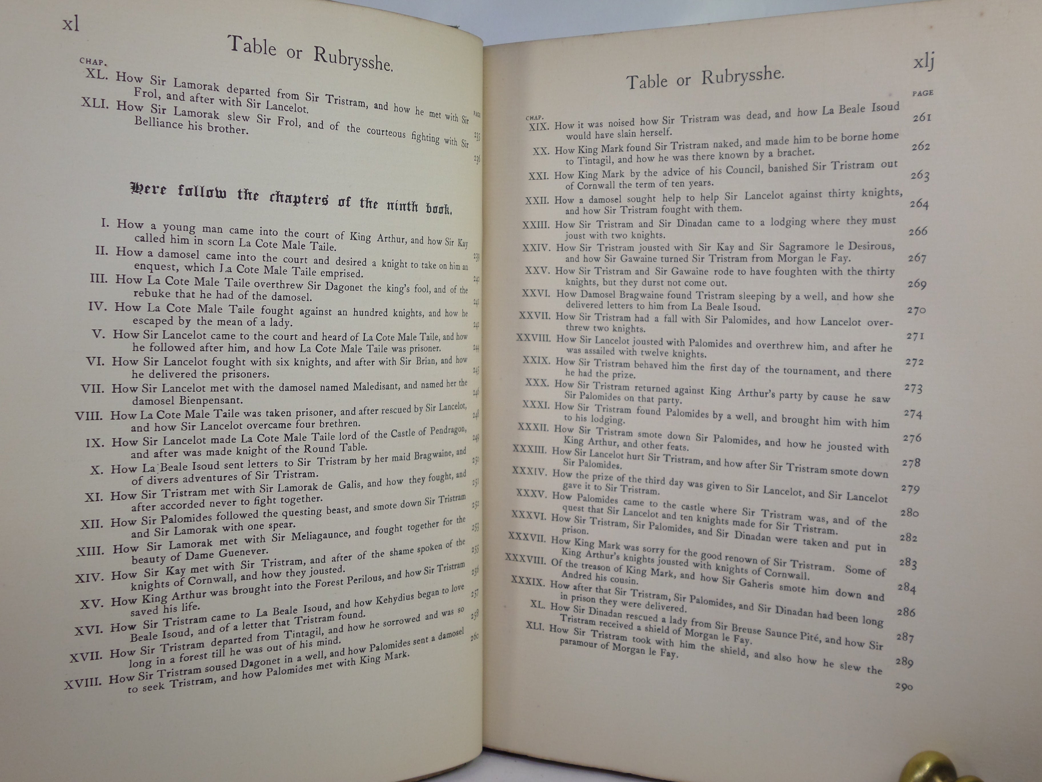 LE MORTE D'ARTHUR BY SIR THOMAS MALORY 1909 AUBREY BEARDSLEY SECOND EDITION