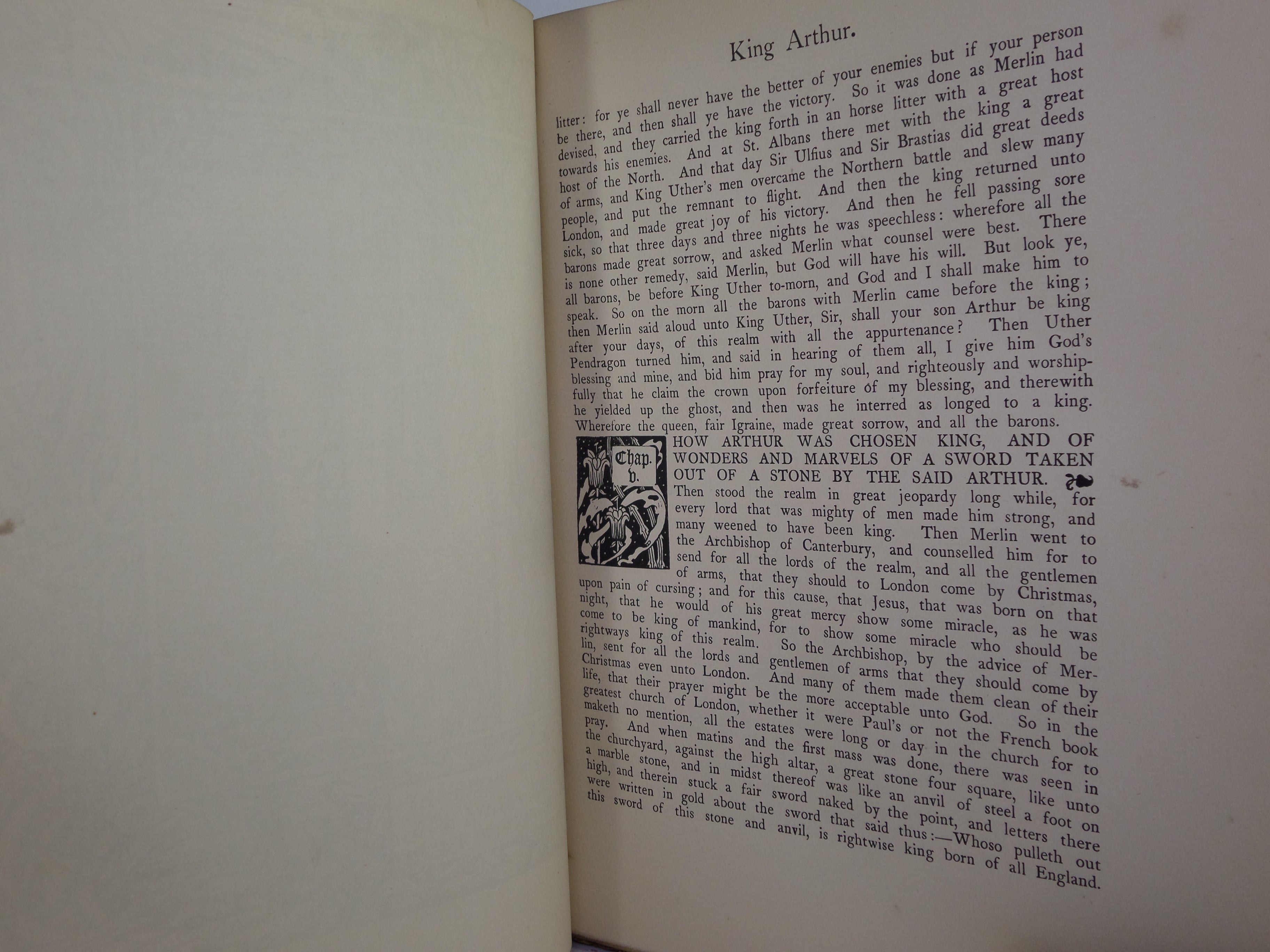 LE MORTE D'ARTHUR BY SIR THOMAS MALORY 1909 AUBREY BEARDSLEY SECOND EDITION