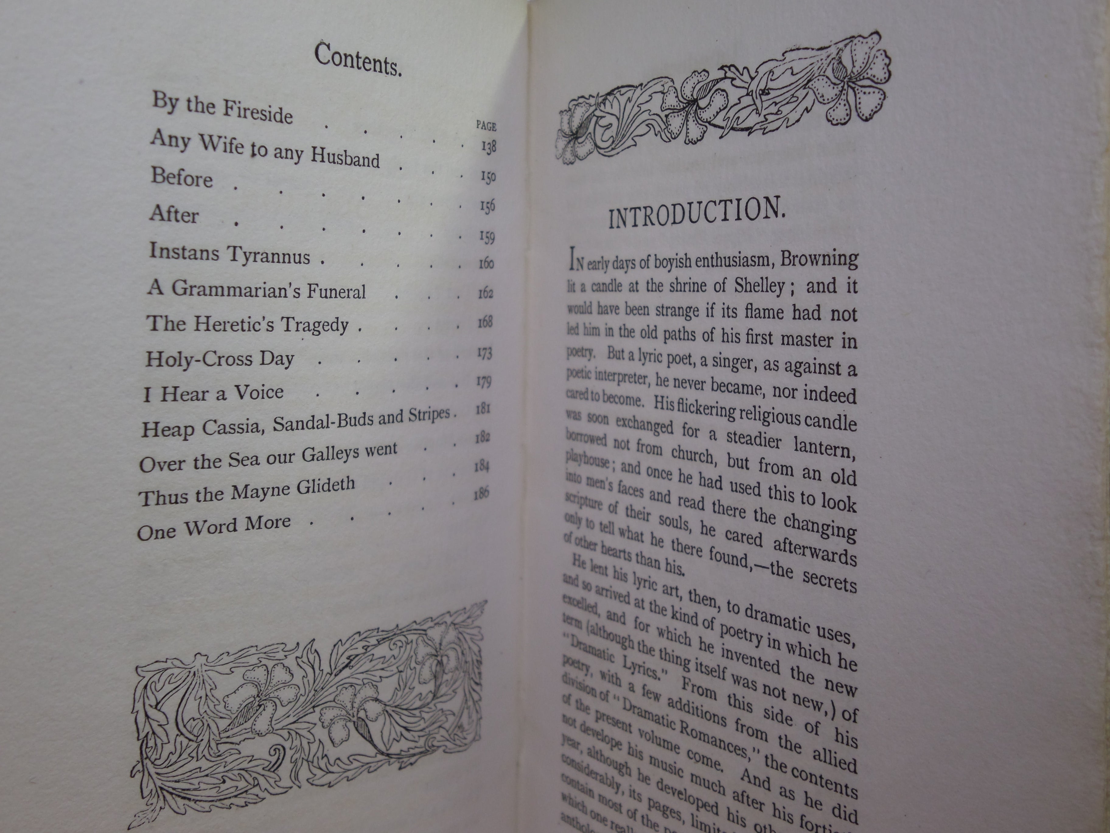 THE LYRIC POEMS OF ROBERT BROWNING EDITED BY ERNEST RHYS C.1895 FINE BINDING