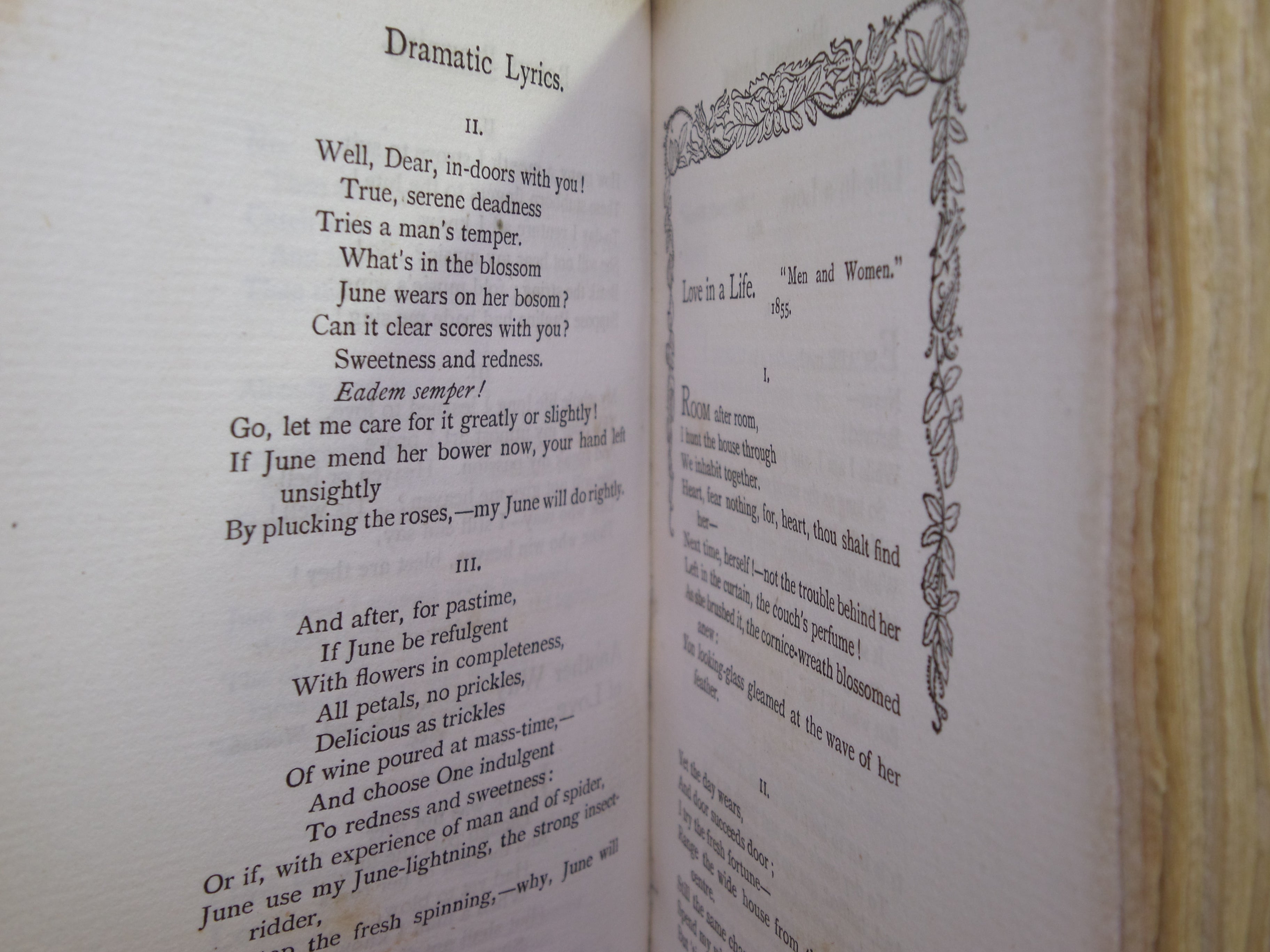 THE LYRIC POEMS OF ROBERT BROWNING EDITED BY ERNEST RHYS C.1895 FINE BINDING