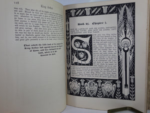 LE MORTE D'ARTHUR BY SIR THOMAS MALORY 1909 AUBREY BEARDSLEY SECOND EDITION