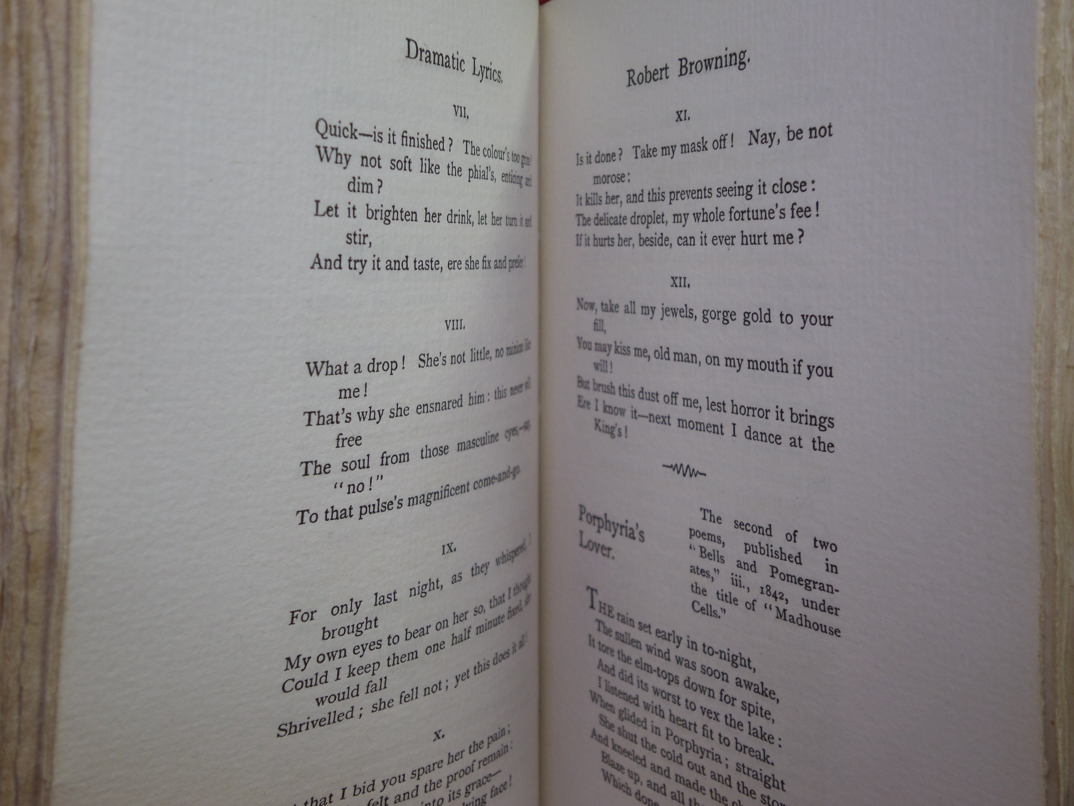 THE LYRIC POEMS OF ROBERT BROWNING EDITED BY ERNEST RHYS C.1895 FINE BINDING