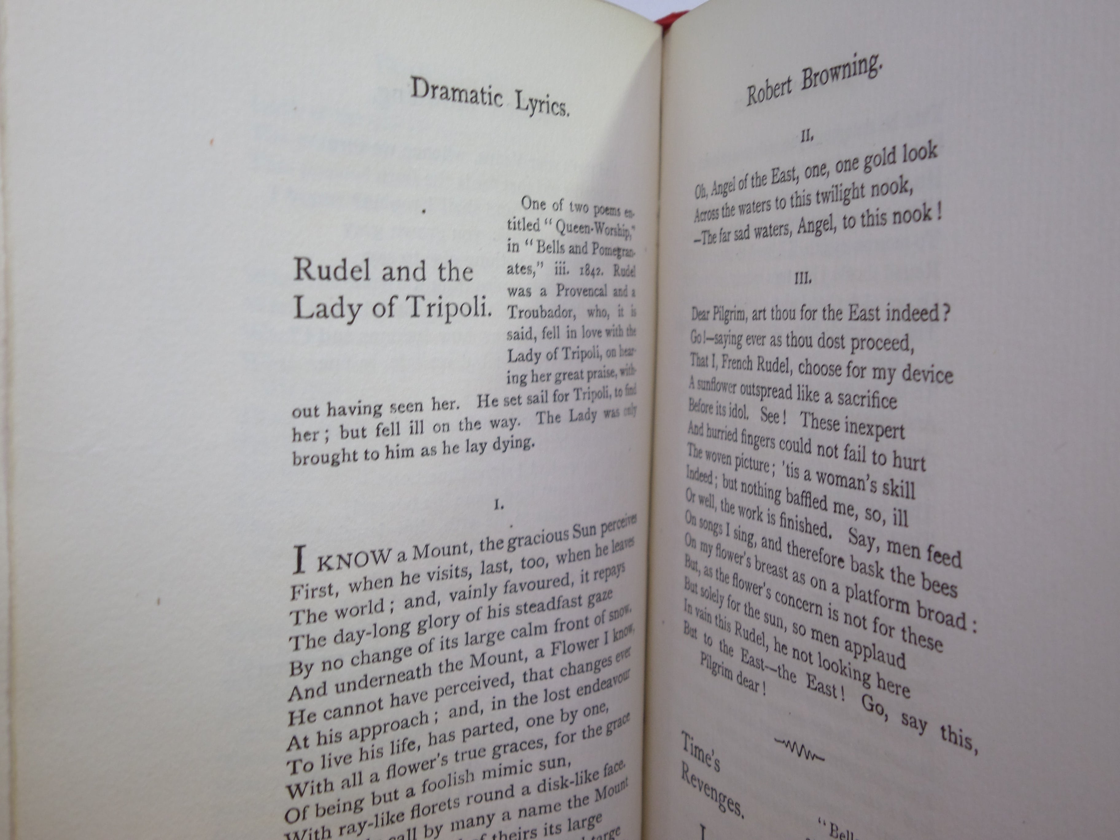THE LYRIC POEMS OF ROBERT BROWNING EDITED BY ERNEST RHYS C.1895 FINE BINDING