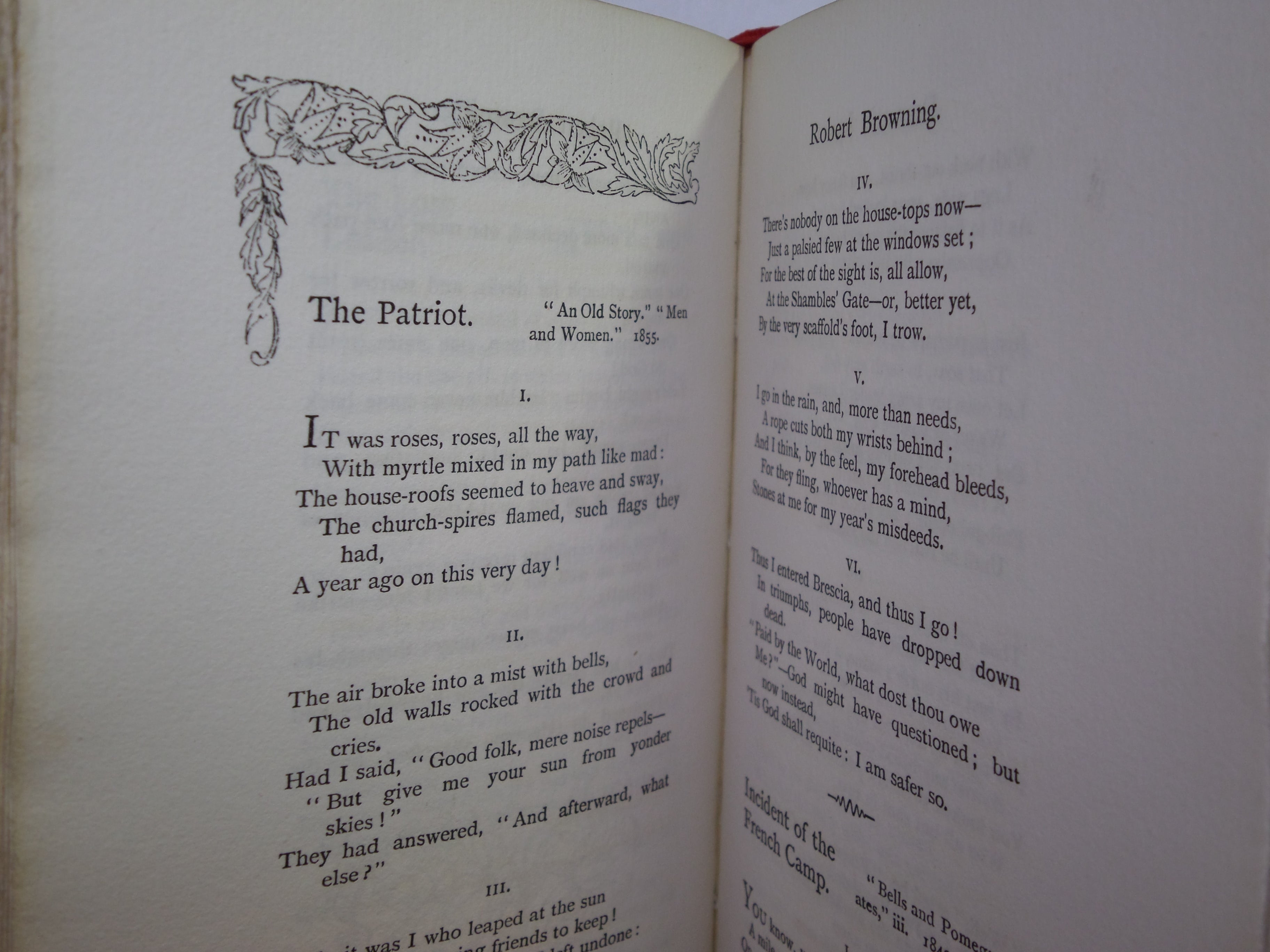 THE LYRIC POEMS OF ROBERT BROWNING EDITED BY ERNEST RHYS C.1895 FINE BINDING