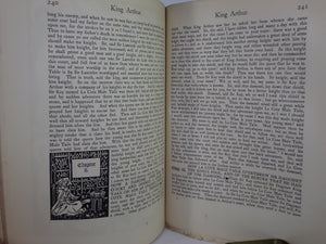 LE MORTE D'ARTHUR BY SIR THOMAS MALORY 1909 AUBREY BEARDSLEY SECOND EDITION