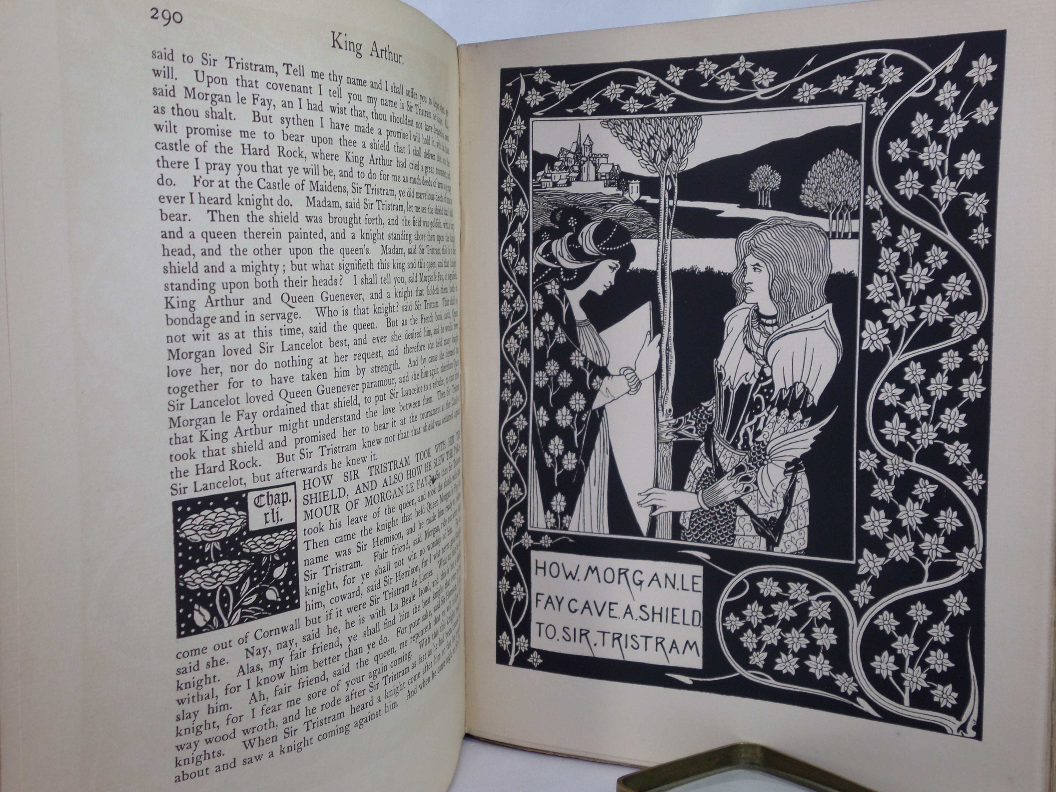 LE MORTE D'ARTHUR BY SIR THOMAS MALORY 1909 AUBREY BEARDSLEY SECOND EDITION