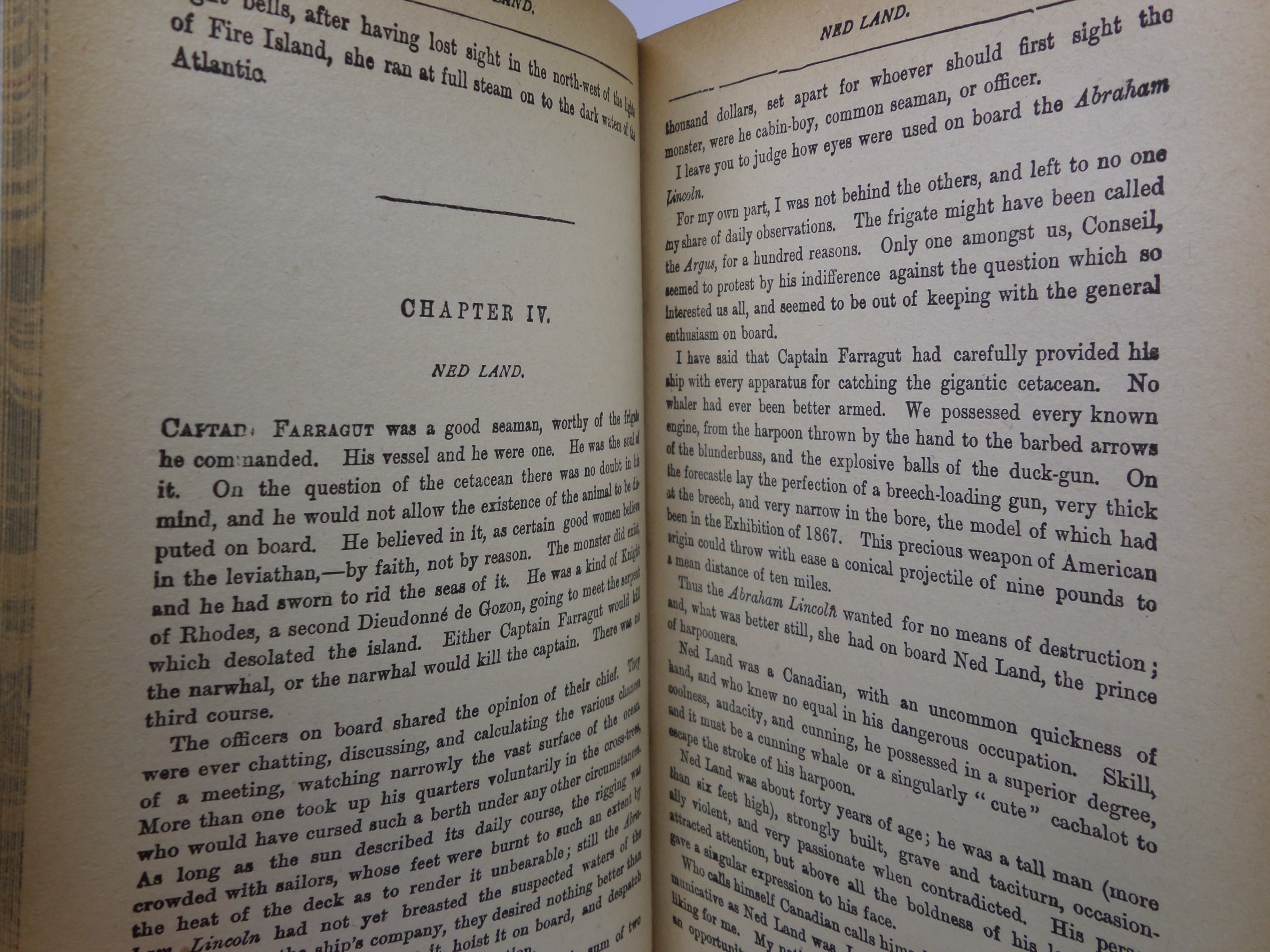 TWENTY THOUSAND LEAGUES UNDER THE SEAS BY JULES VERNE CIRCA 1900 LEATHER-BOUND