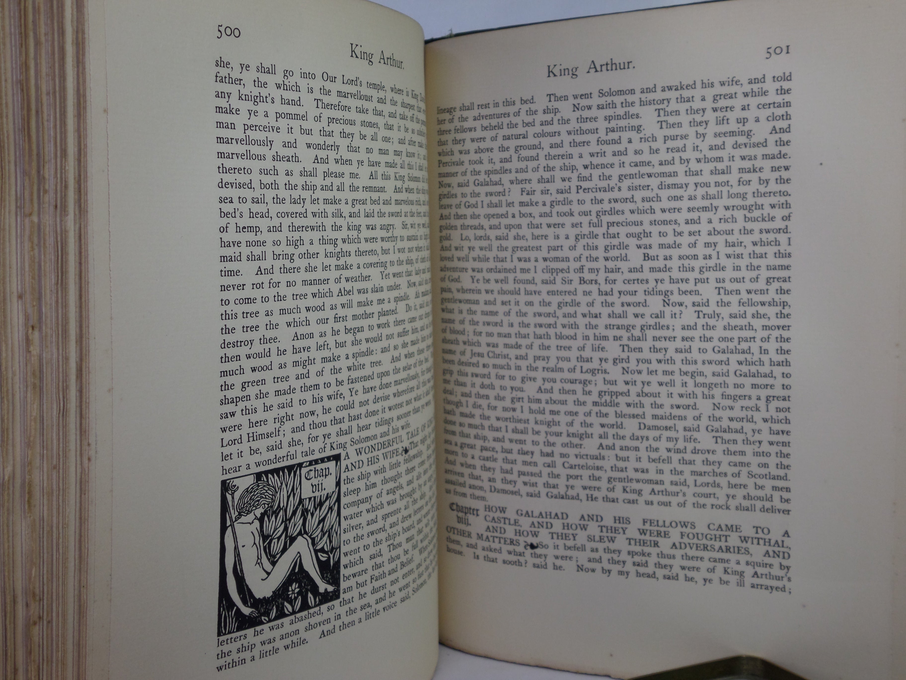 LE MORTE D'ARTHUR BY SIR THOMAS MALORY 1909 AUBREY BEARDSLEY SECOND EDITION