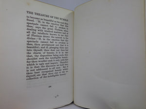 THE TREASURE OF THE HUMBLE BY MAURICE MAETERLINCK 1906 FINE BINDING BY HATCHARDS