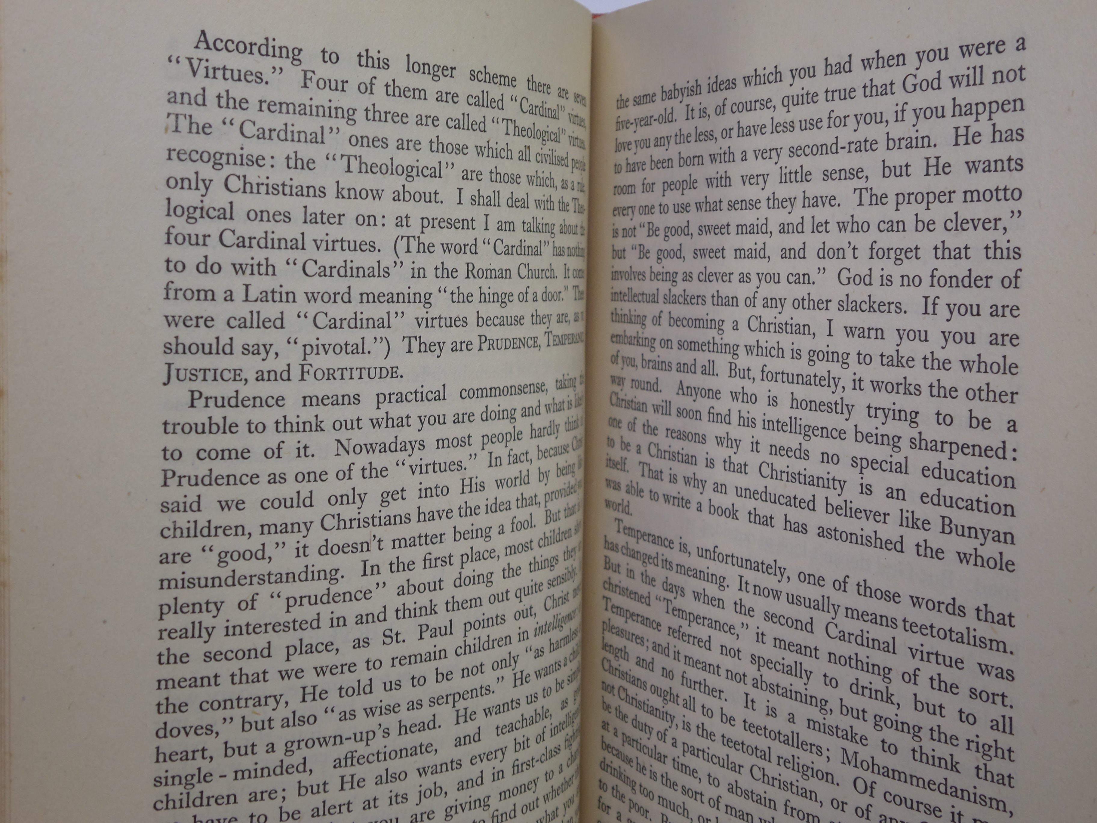 CHRISTIAN BEHAVIOUR BY C. S. LEWIS 1943 FIRST EDITION