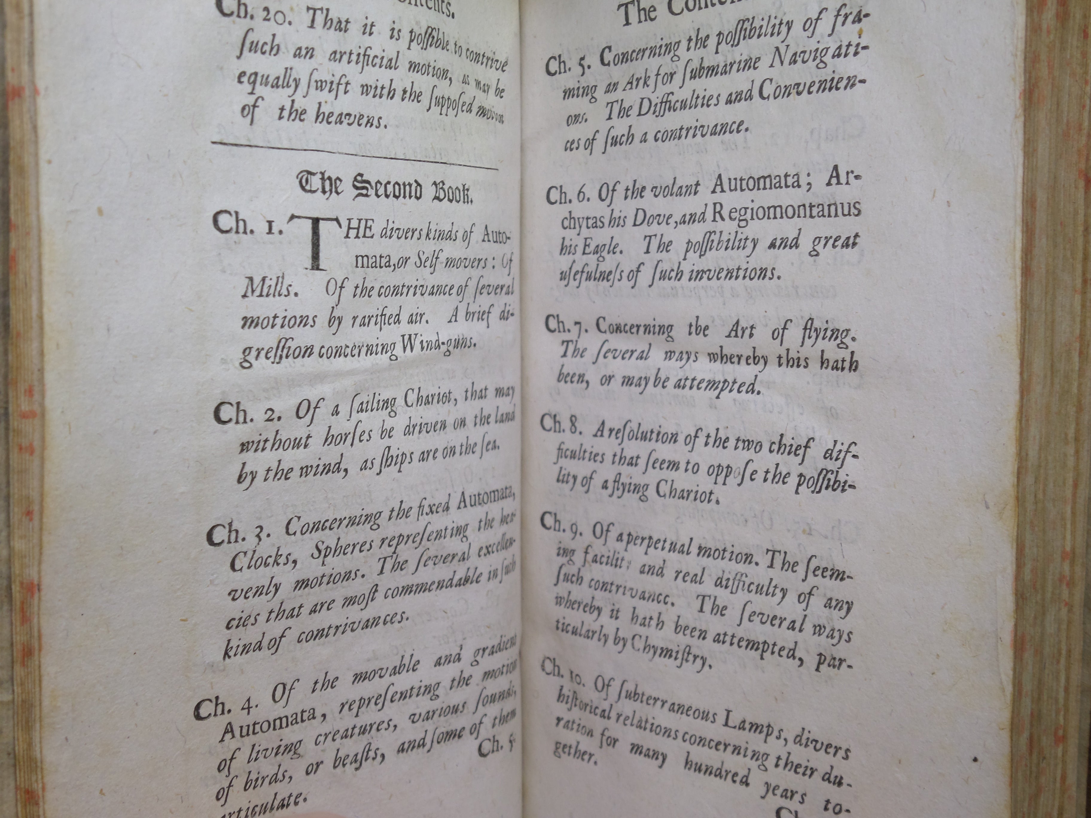 MATHEMATICAL MAGICK THE WONDERS PERFORMED BY MECHANICAL GEOMETRY 1691 JOHN WILKINS