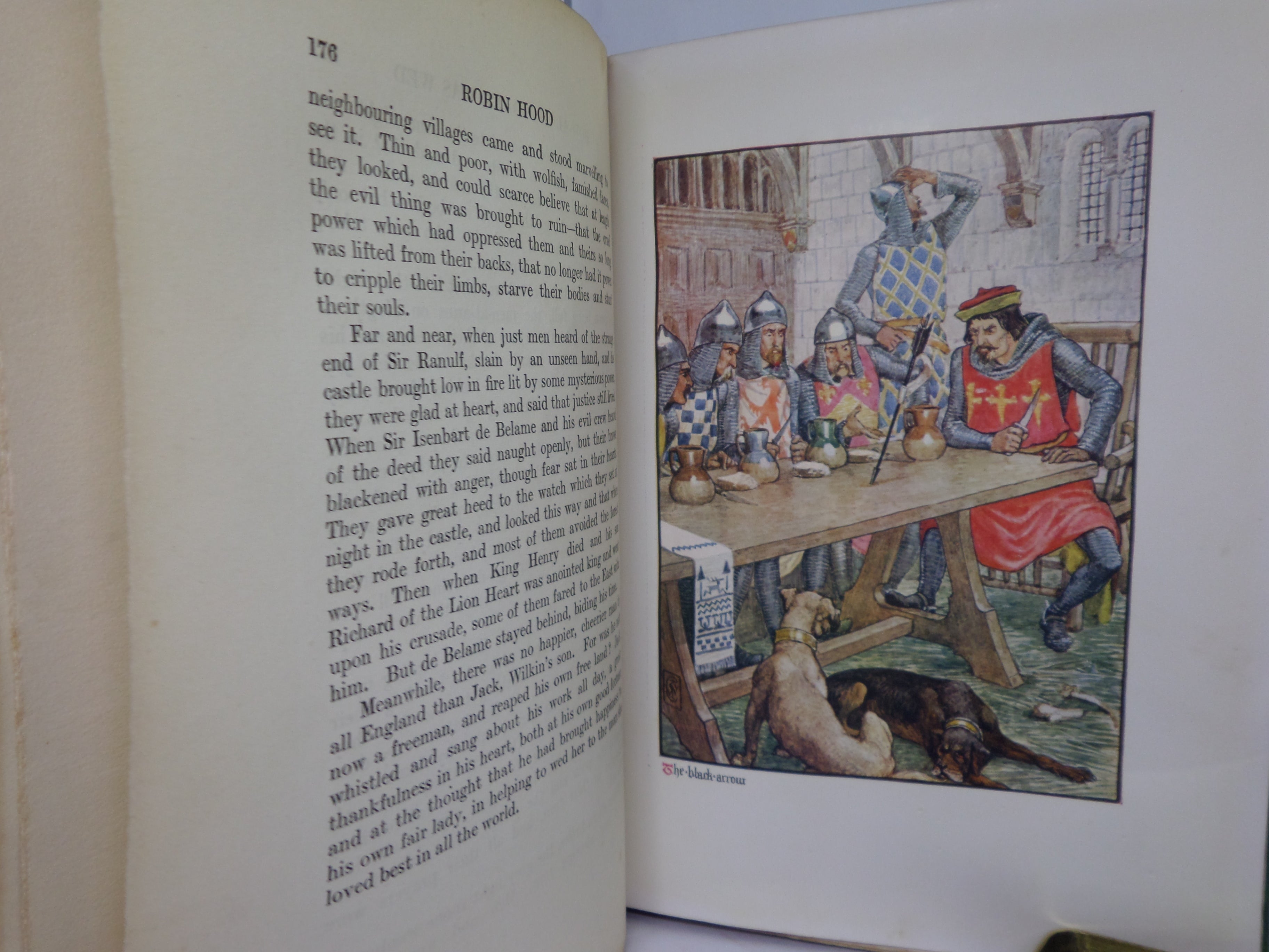 ROBIN HOOD BY HENRY GILBERT 1912 ILLUSTRATED BY WALTER CRANE