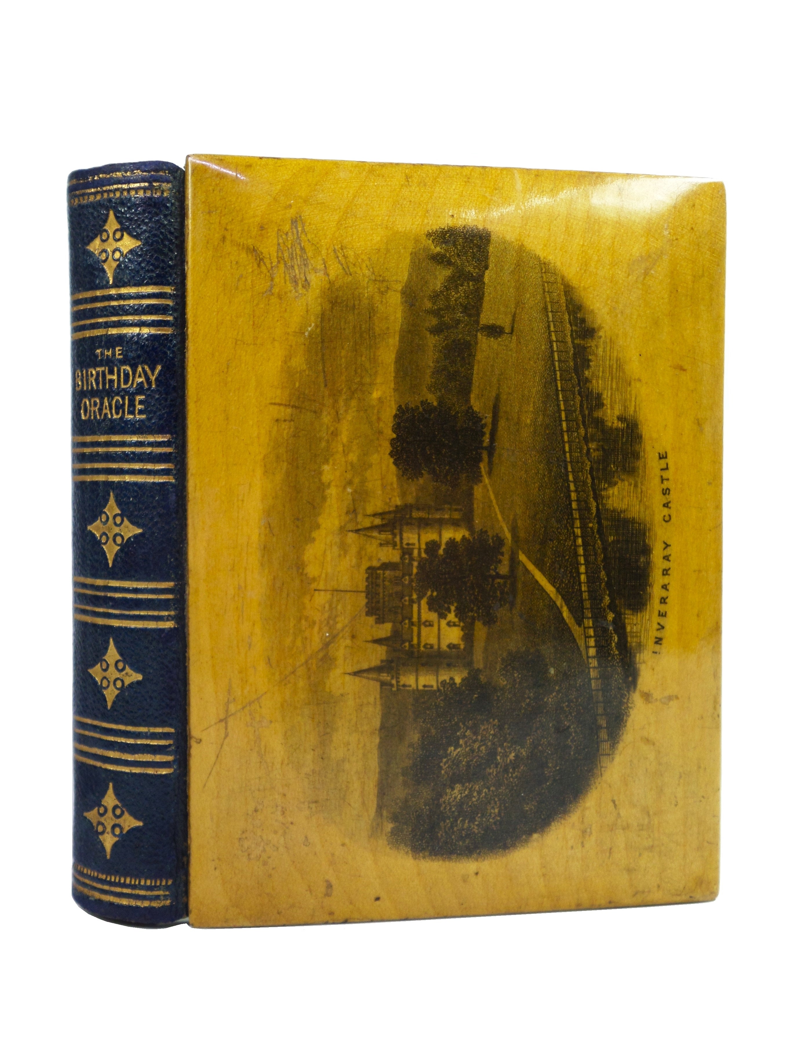 THE BIRTHDAY ORACLE 1883 MAUCHLINE WARE MINIATURE BINDING