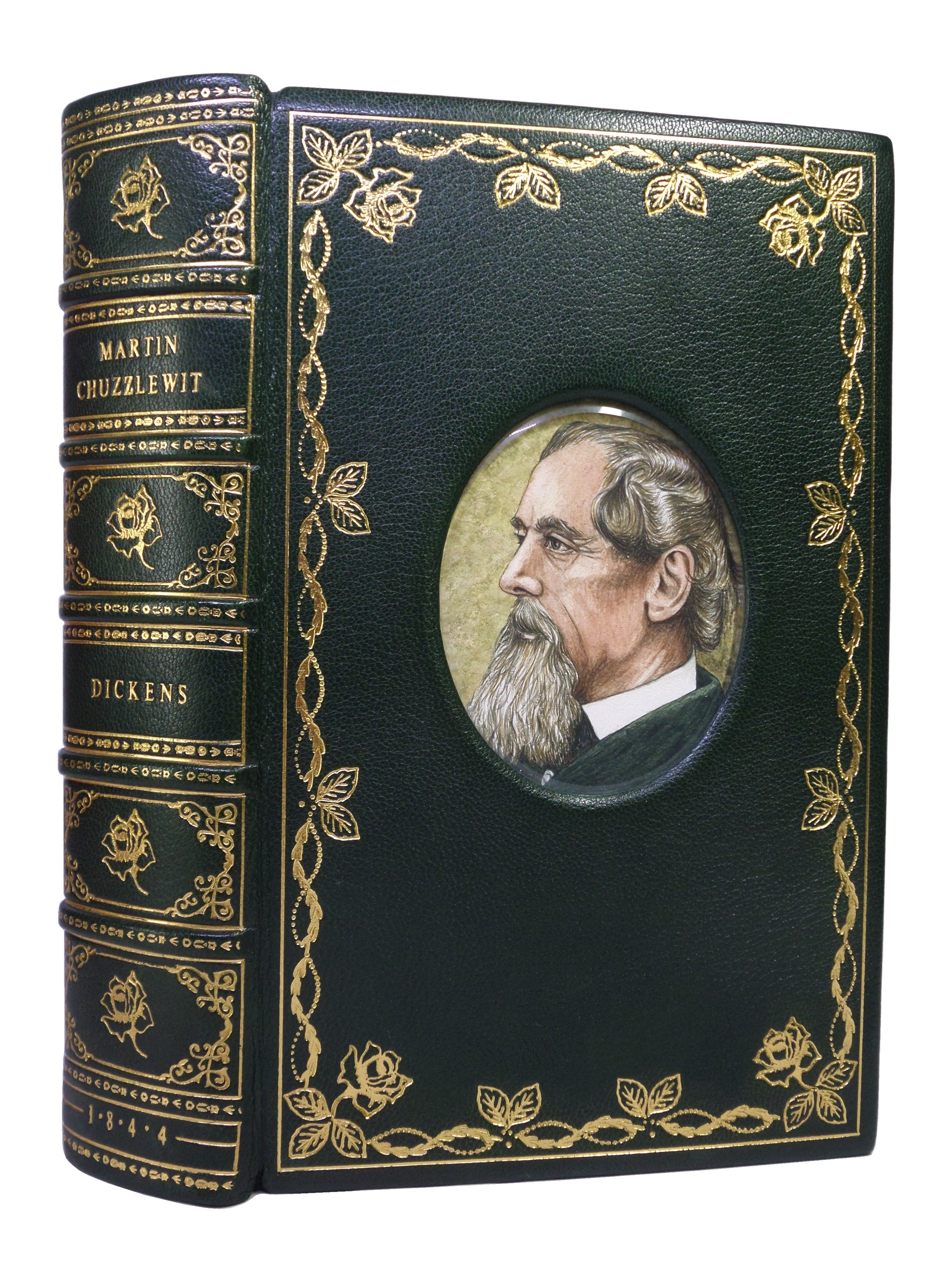 MARTIN CHUZZLEWIT BY CHARLES DICKENS 1844 FIRST EDITION, COSWAY STYLE BINDING