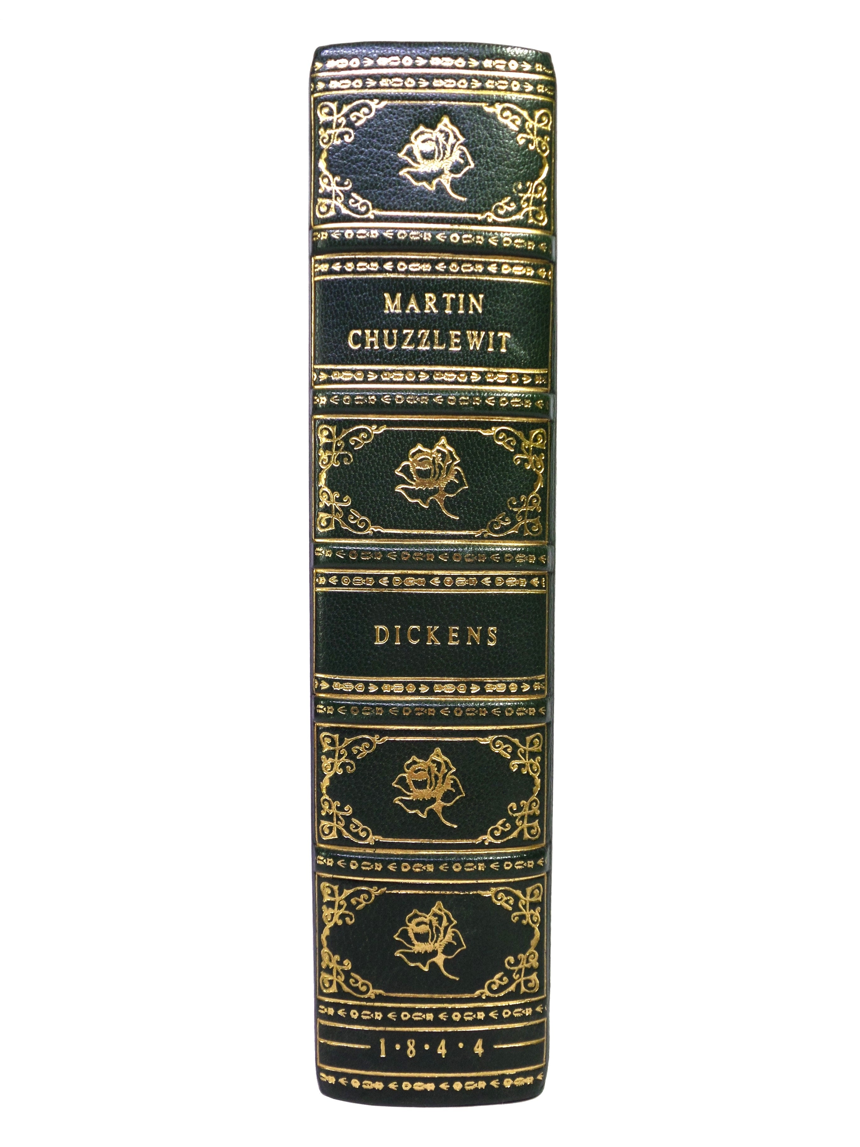 MARTIN CHUZZLEWIT BY CHARLES DICKENS 1844 FIRST EDITION, COSWAY STYLE BINDING