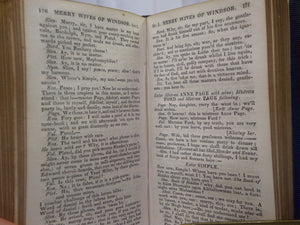 THE PLAYS OF WILLIAM SHAKESPEARE IN 9 MINIATURE VOLUMES 1825