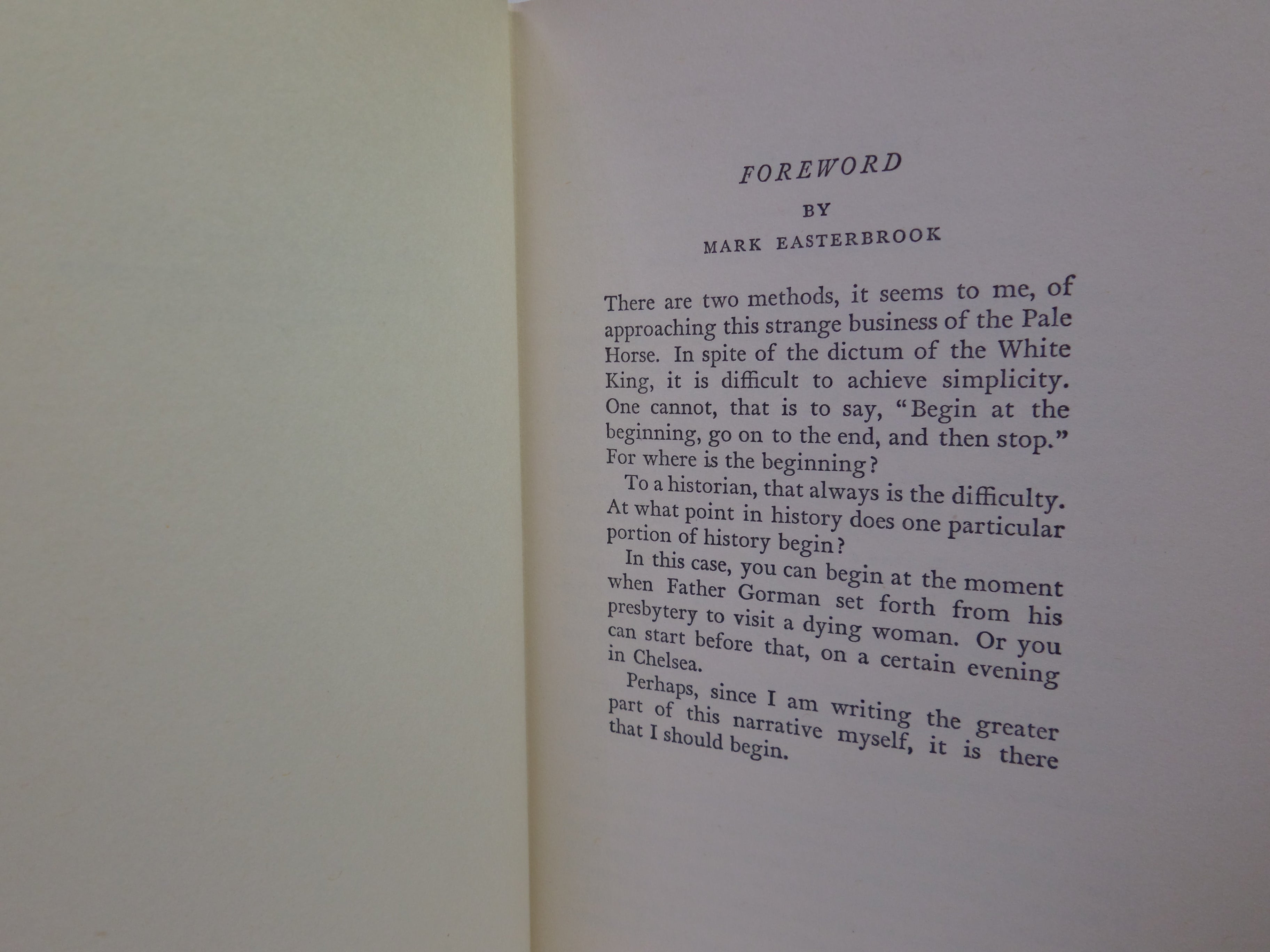 THE PALE HORSE BY AGATHA CHRISTIE 1961 FIRST EDITION