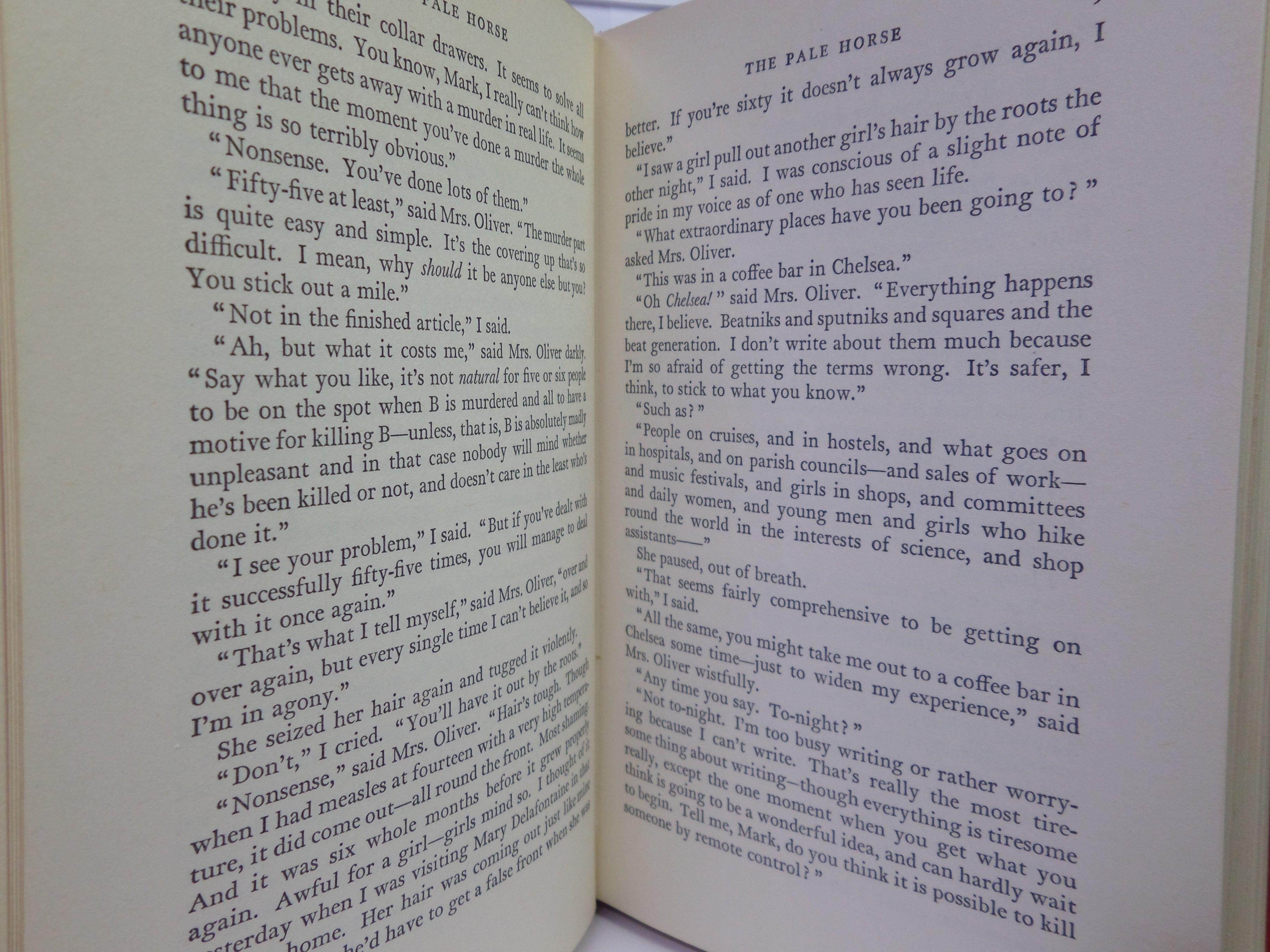 THE PALE HORSE BY AGATHA CHRISTIE 1961 FIRST EDITION