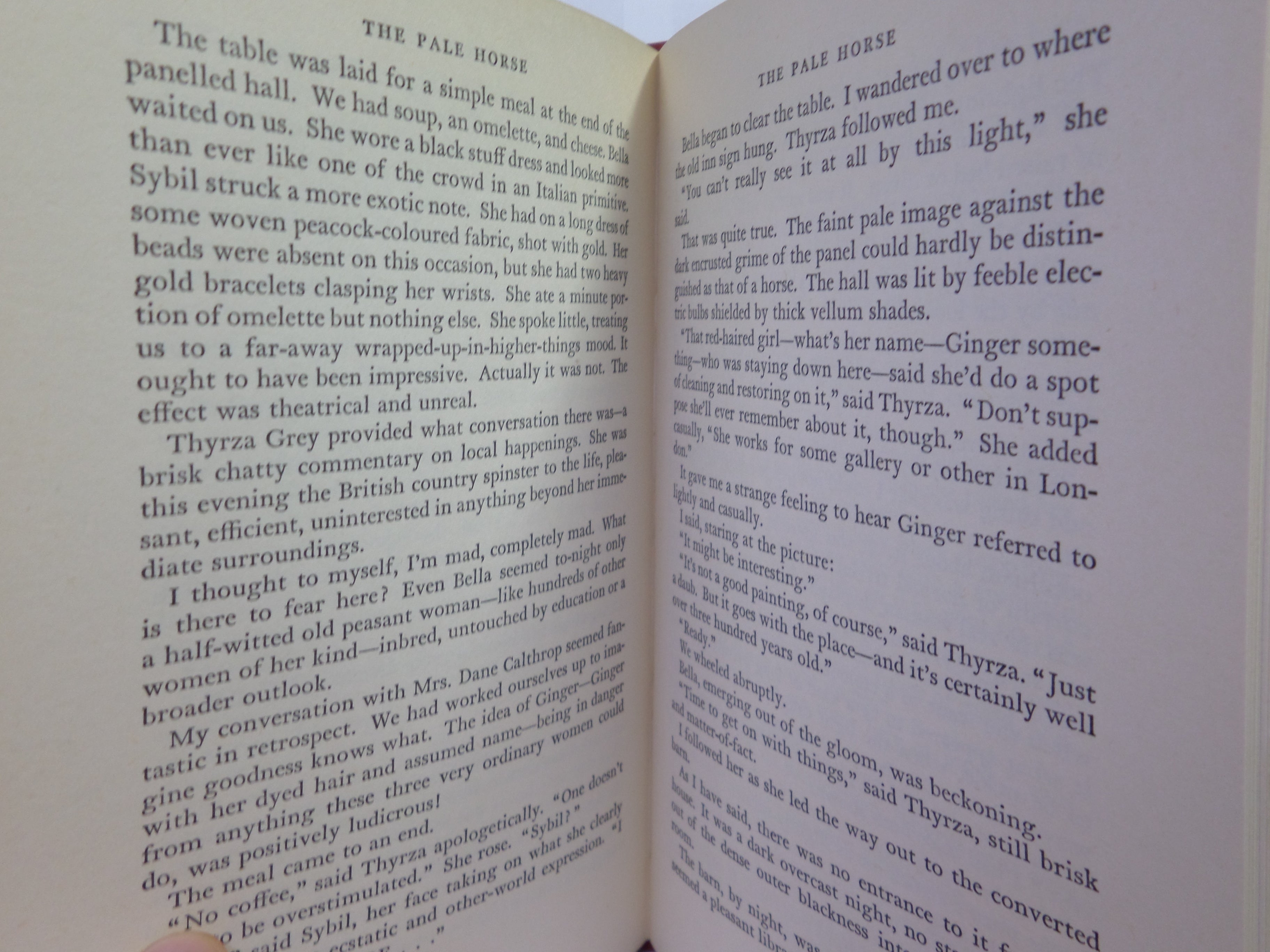 THE PALE HORSE BY AGATHA CHRISTIE 1961 FIRST EDITION