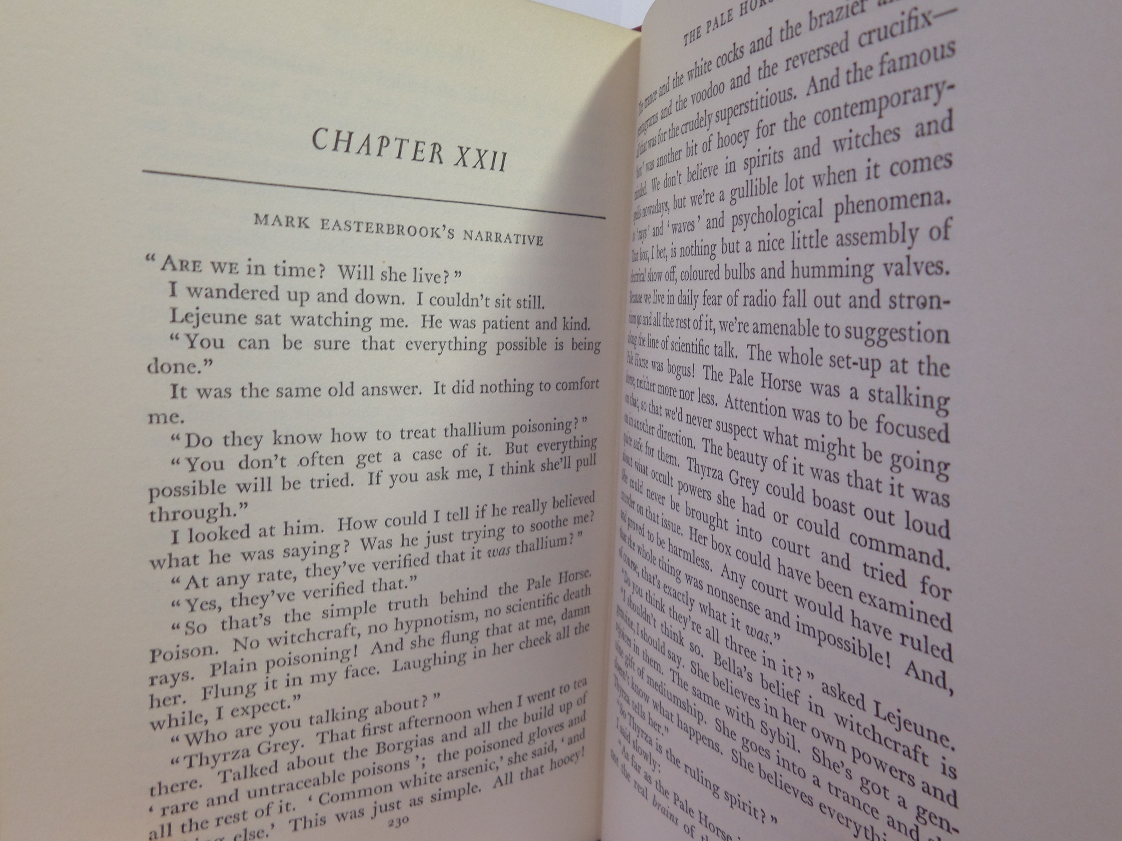 THE PALE HORSE BY AGATHA CHRISTIE 1961 FIRST EDITION