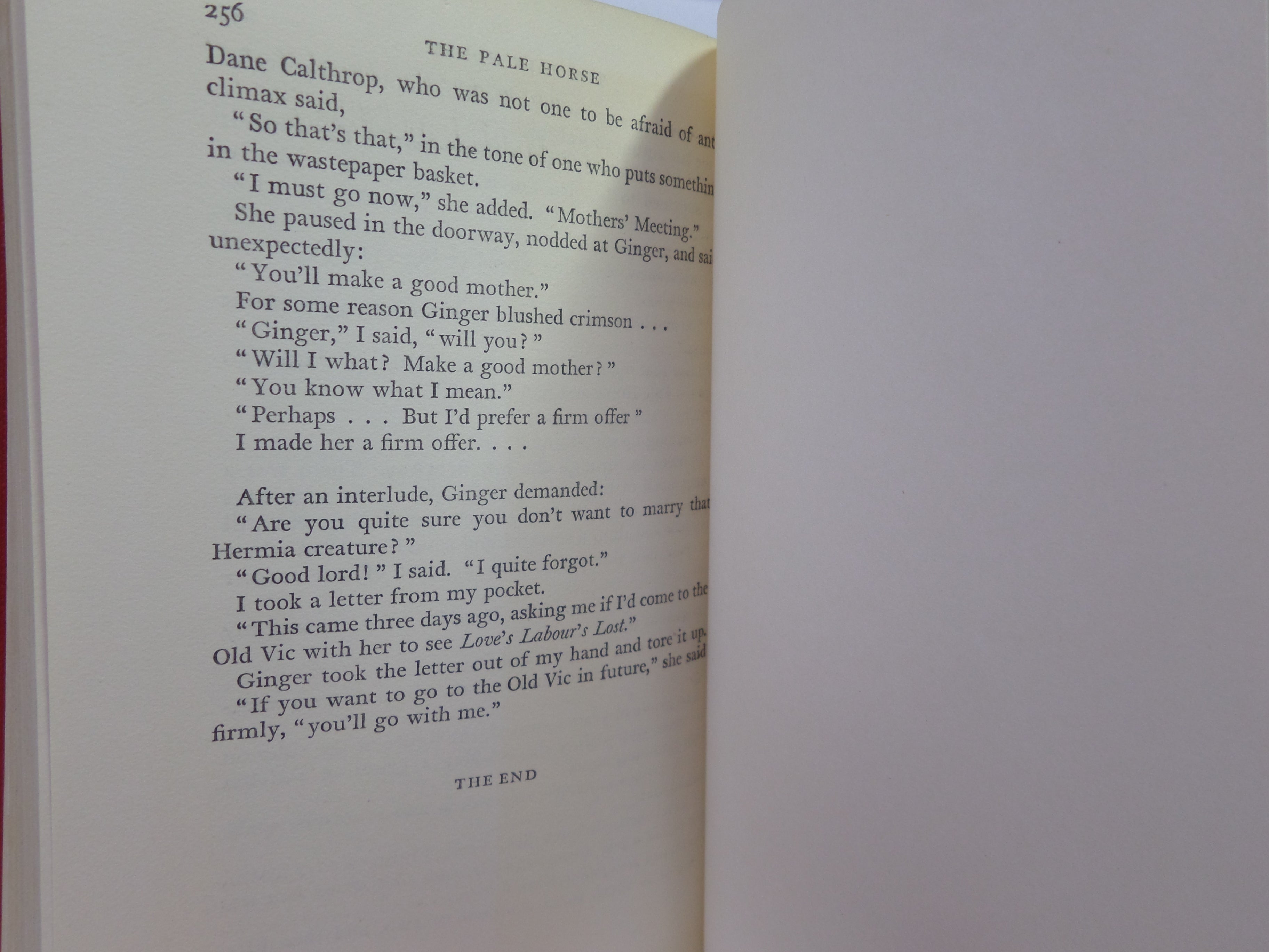 THE PALE HORSE BY AGATHA CHRISTIE 1961 FIRST EDITION