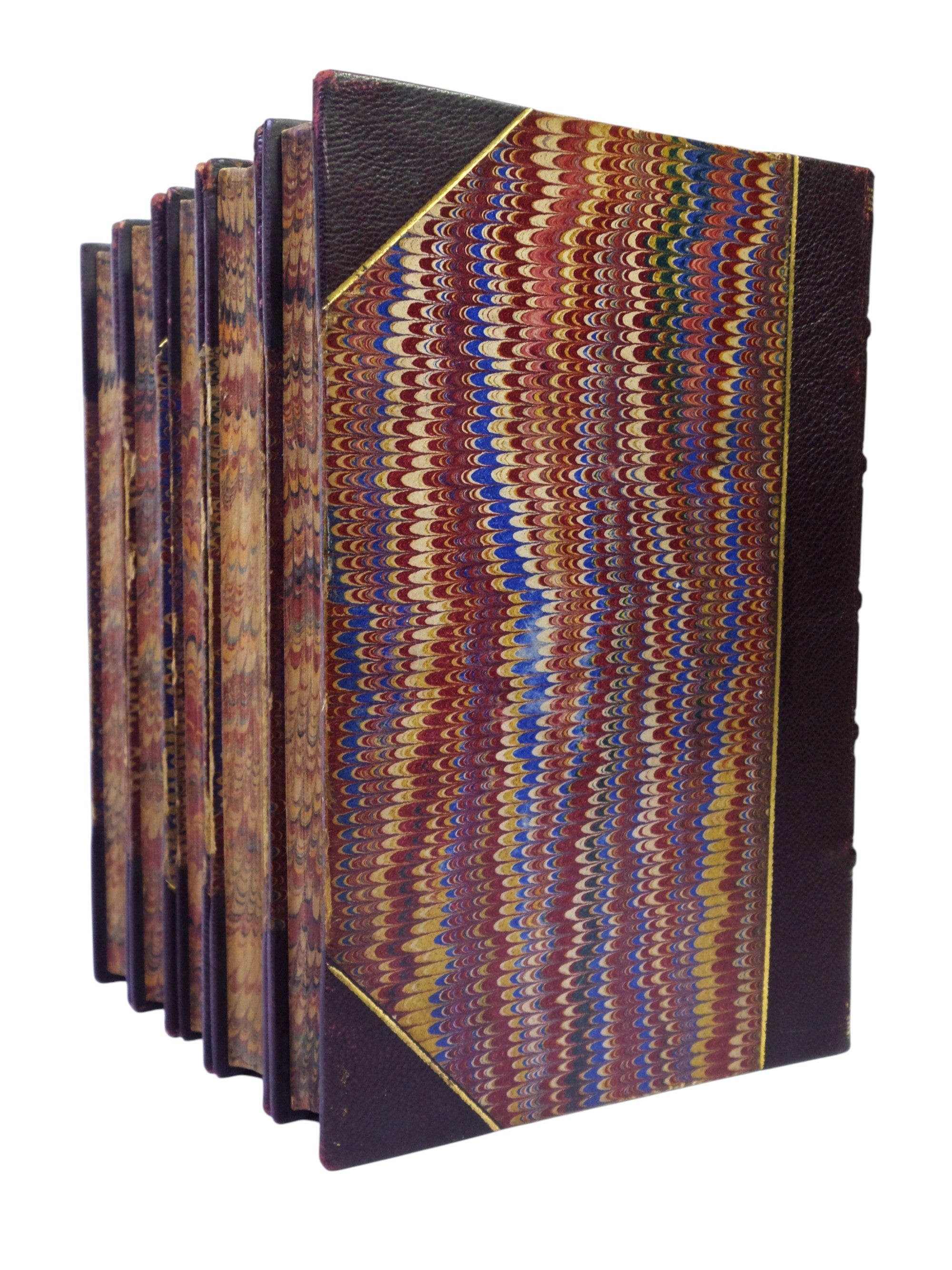 THE NOVELS OF JANE AUSTEN 1872 FINELY BOUND IN FIVE VOLUMES