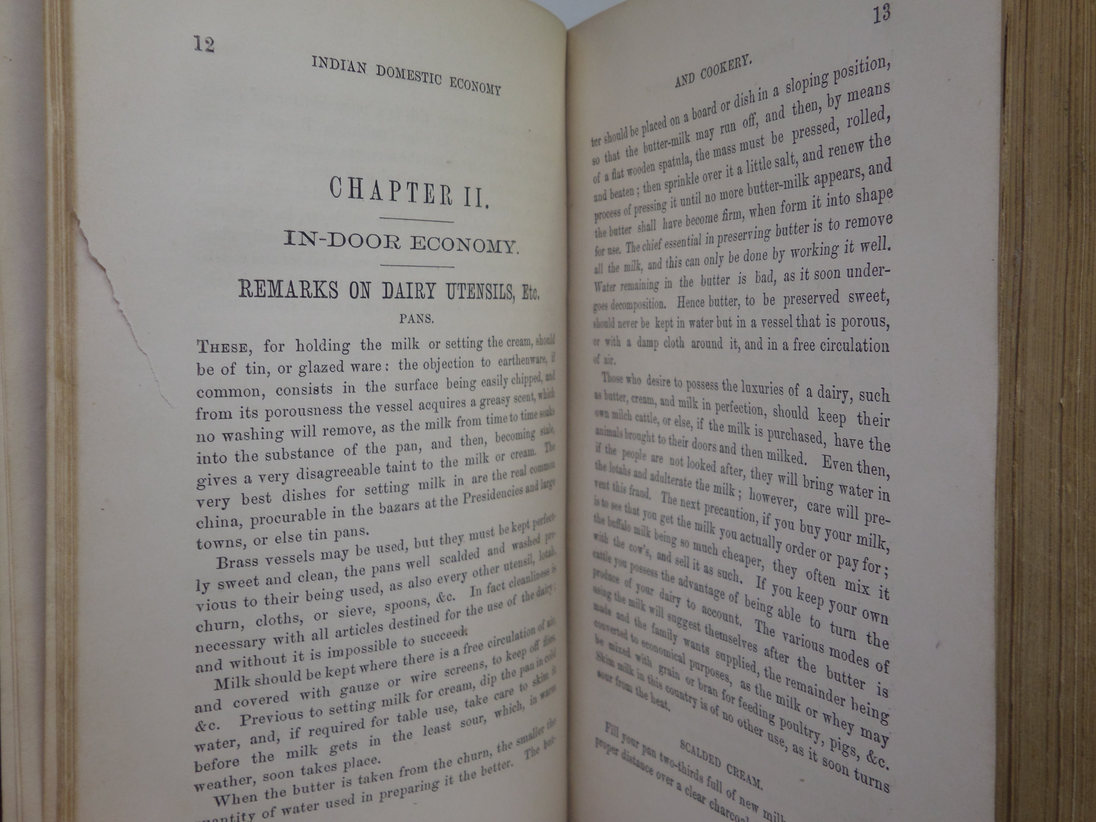 [COOKERY] INDIAN DOMESTIC ECONOMY AND RECEIPT BOOK BY ROBERT RIDDELL 1877