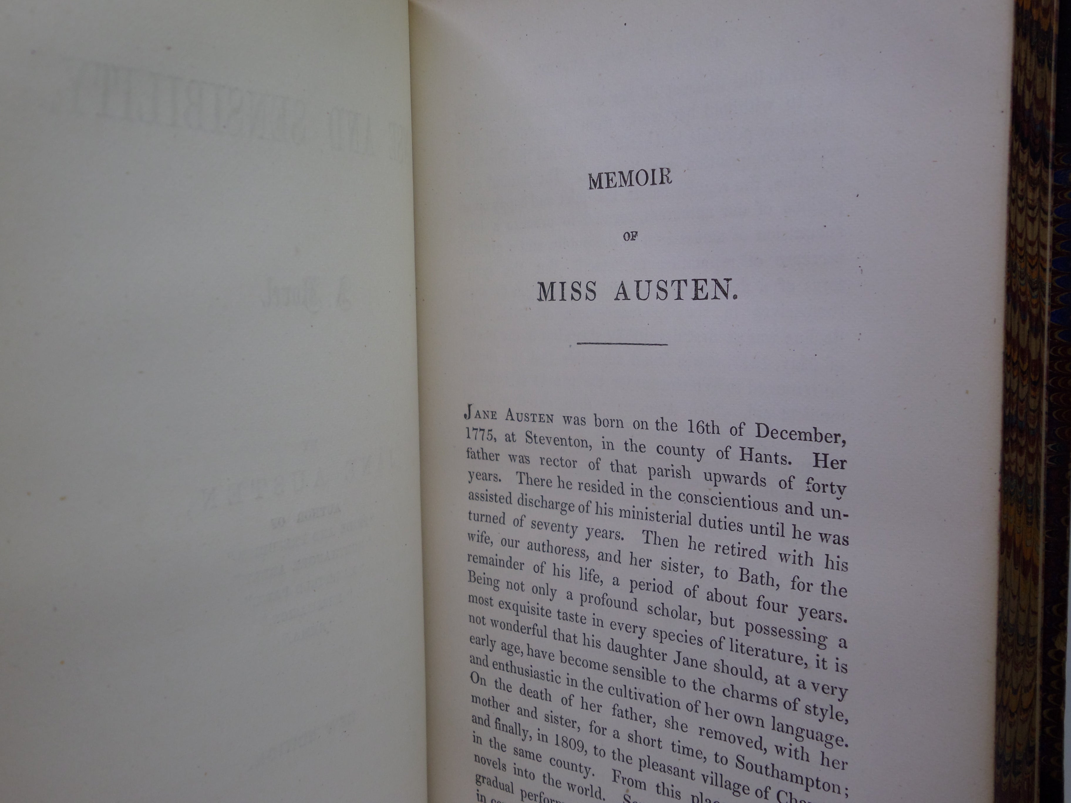 THE NOVELS OF JANE AUSTEN 1872 FINELY BOUND IN FIVE VOLUMES
