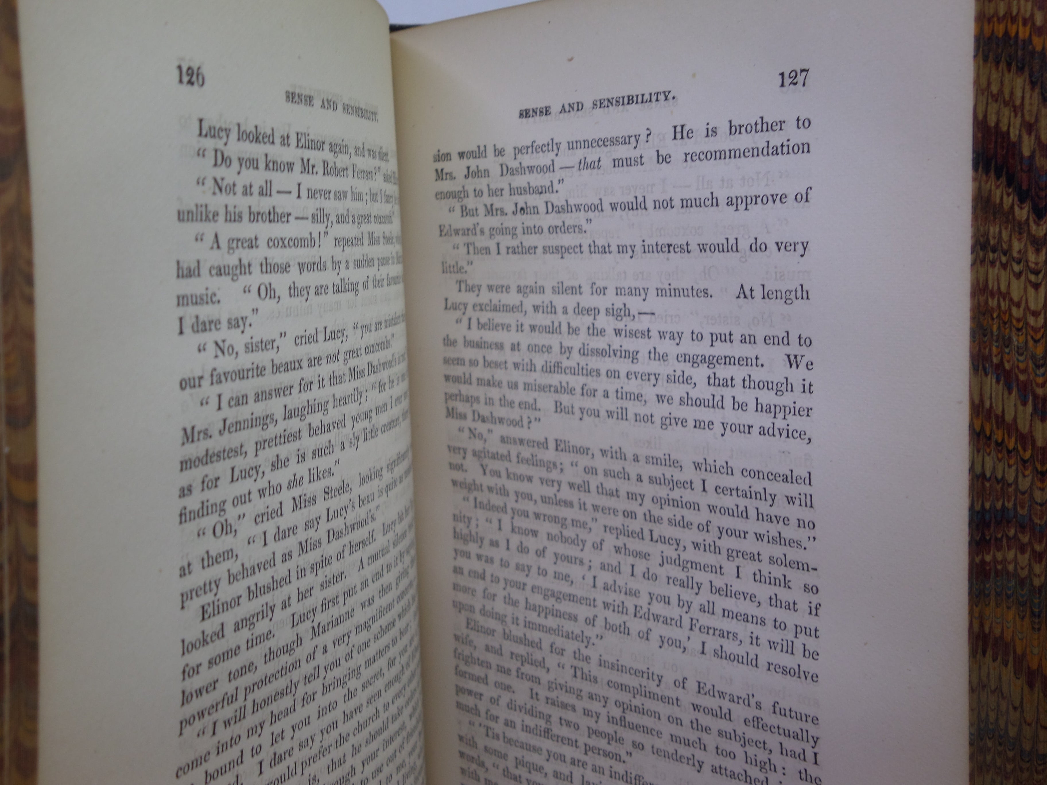 THE NOVELS OF JANE AUSTEN 1872 FINELY BOUND IN FIVE VOLUMES