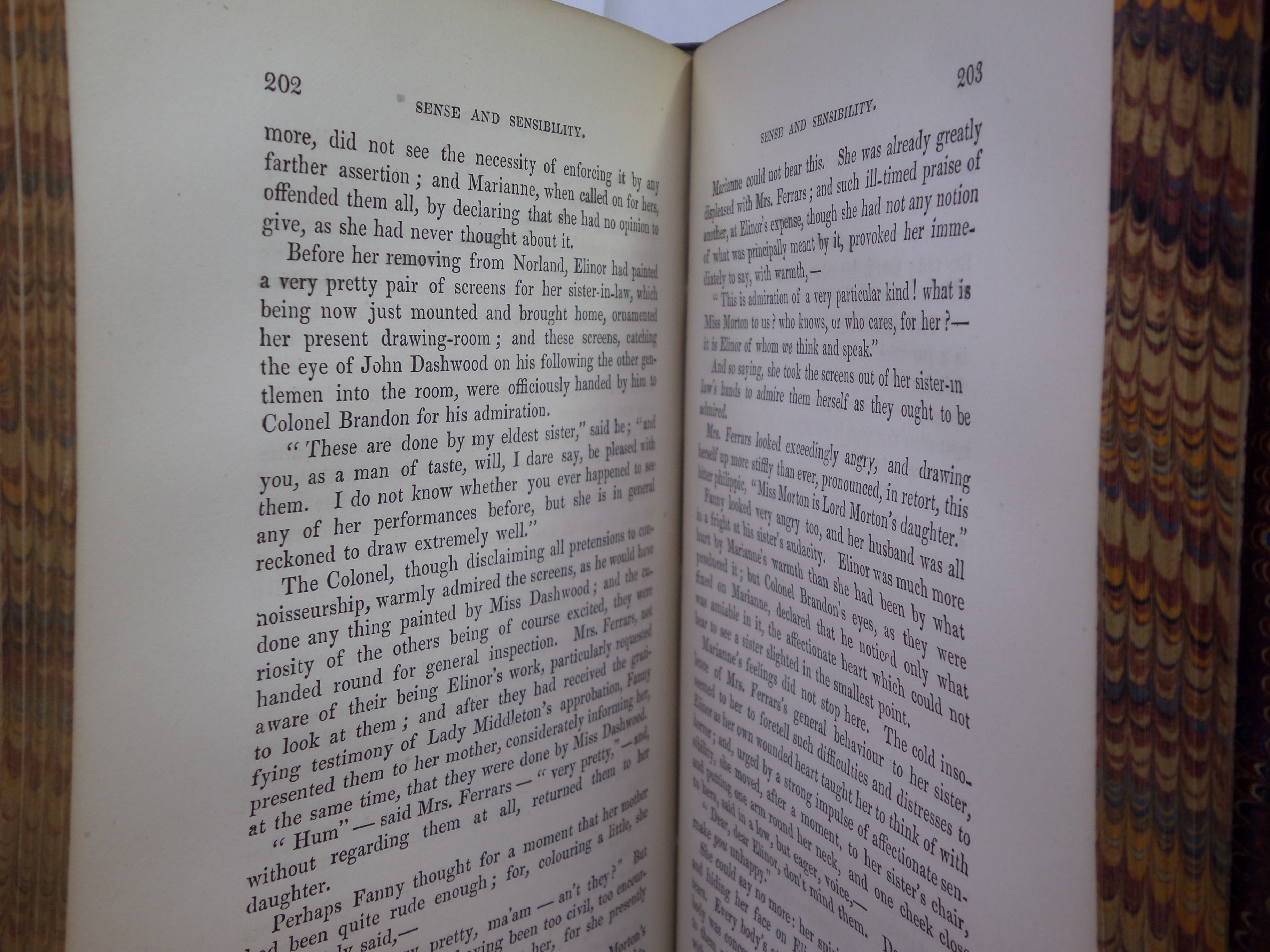 THE NOVELS OF JANE AUSTEN 1872 FINELY BOUND IN FIVE VOLUMES