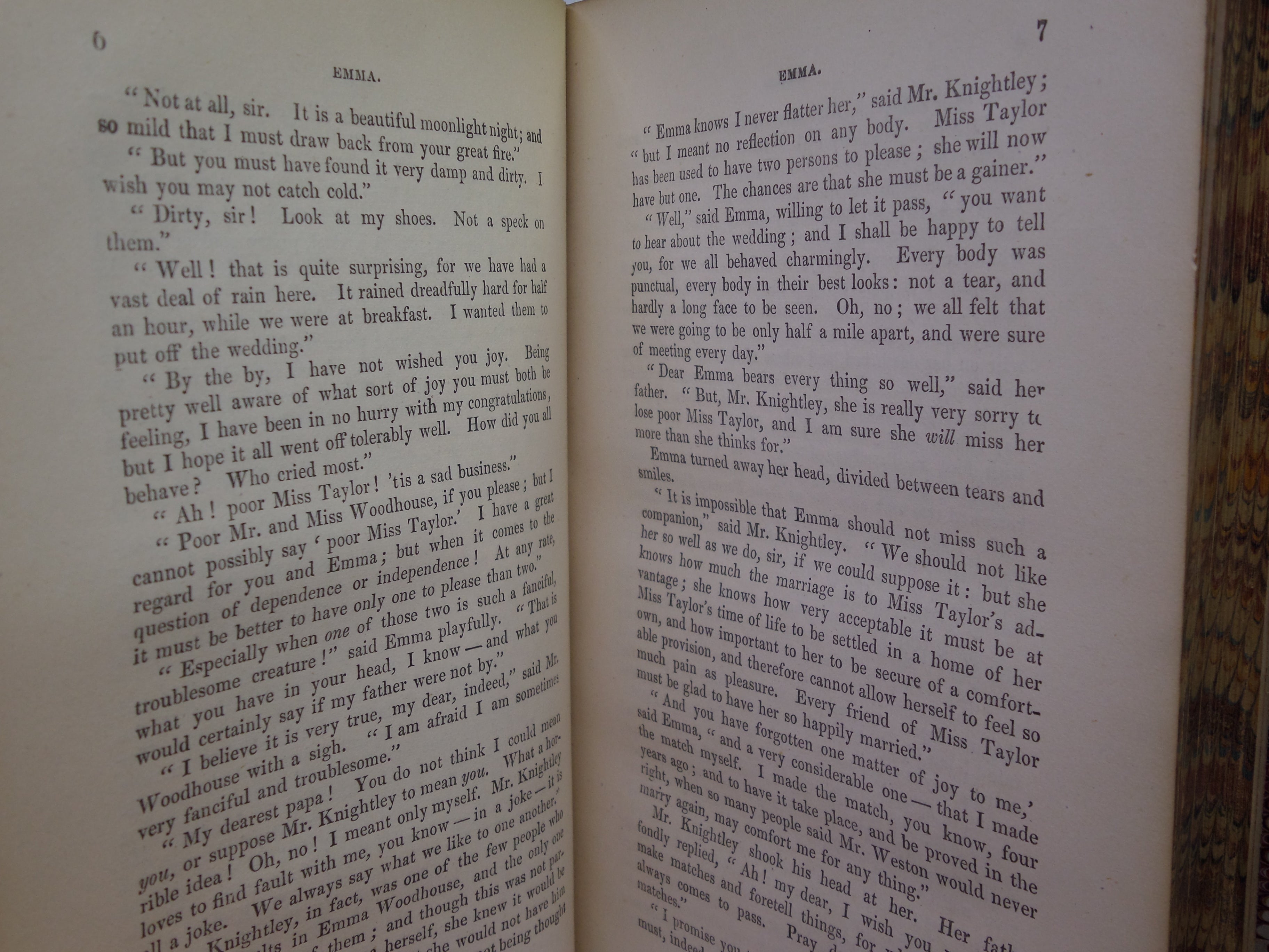 THE NOVELS OF JANE AUSTEN 1872 FINELY BOUND IN FIVE VOLUMES