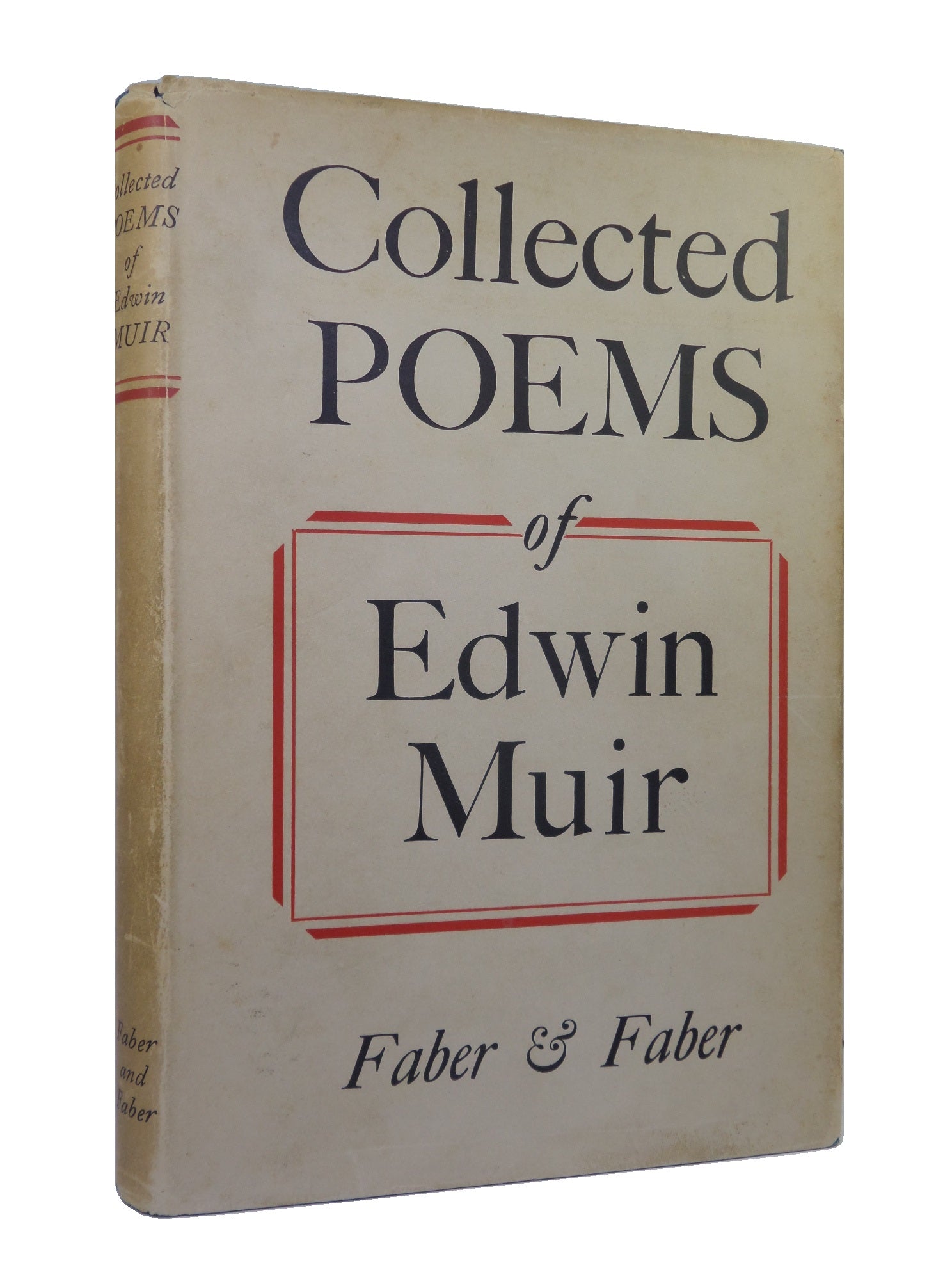 COLLECTED POEMS 1921-1951 BY EDWIN MUIR 1953 SIGNED BY AUTHOR