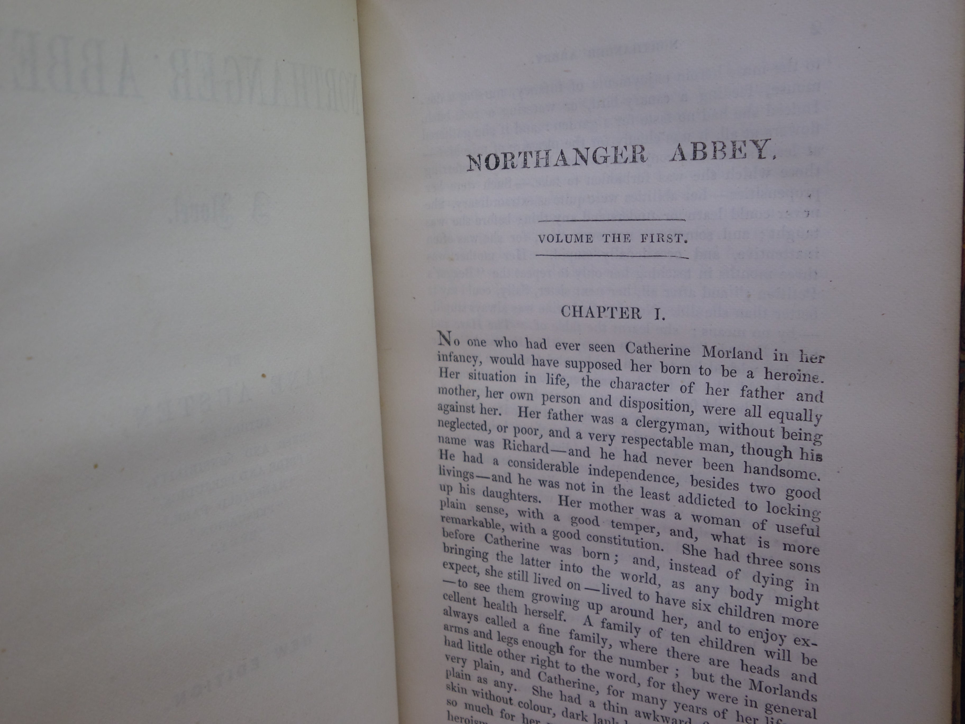 THE NOVELS OF JANE AUSTEN 1872 FINELY BOUND IN FIVE VOLUMES