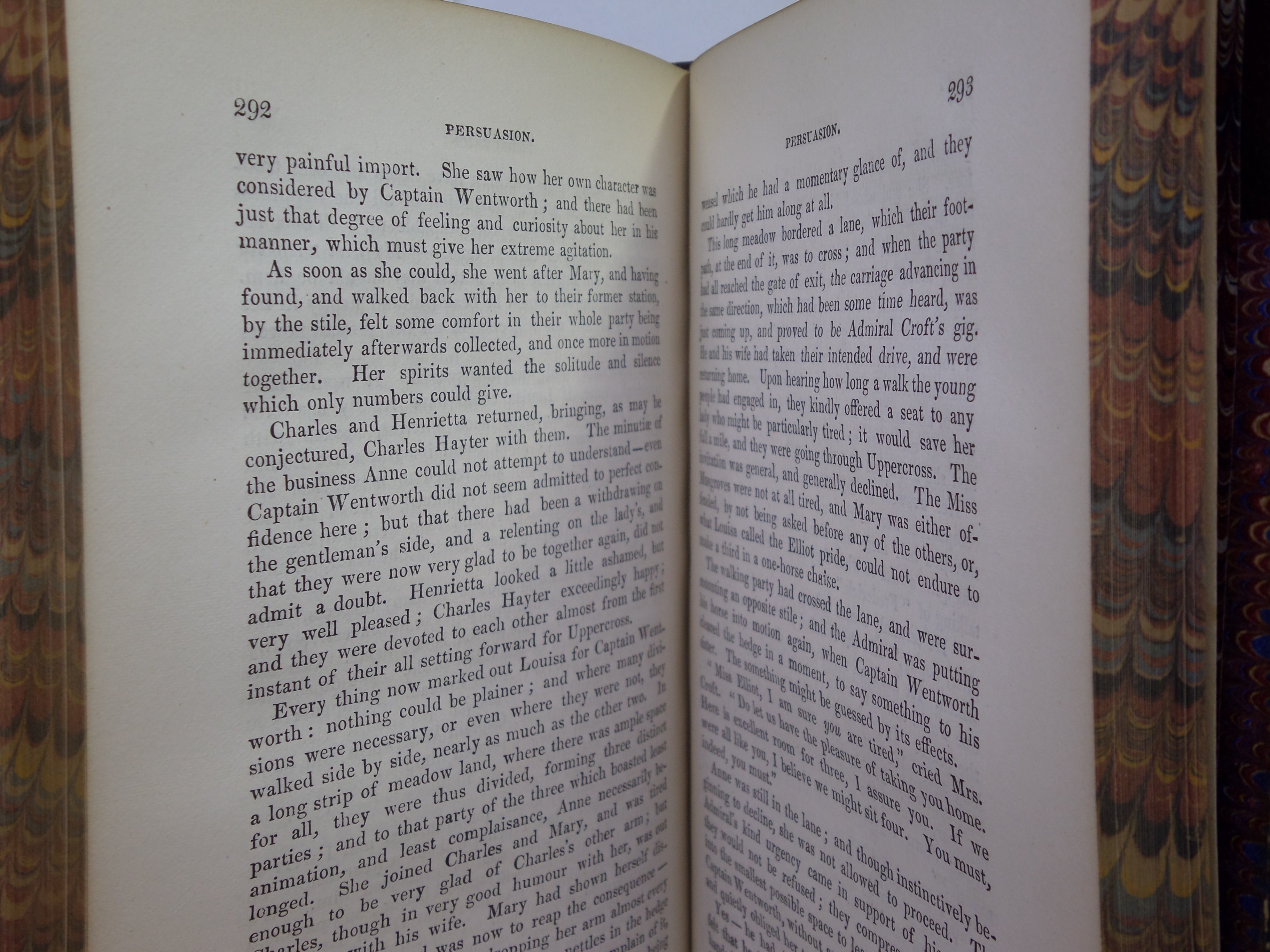 THE NOVELS OF JANE AUSTEN 1872 FINELY BOUND IN FIVE VOLUMES