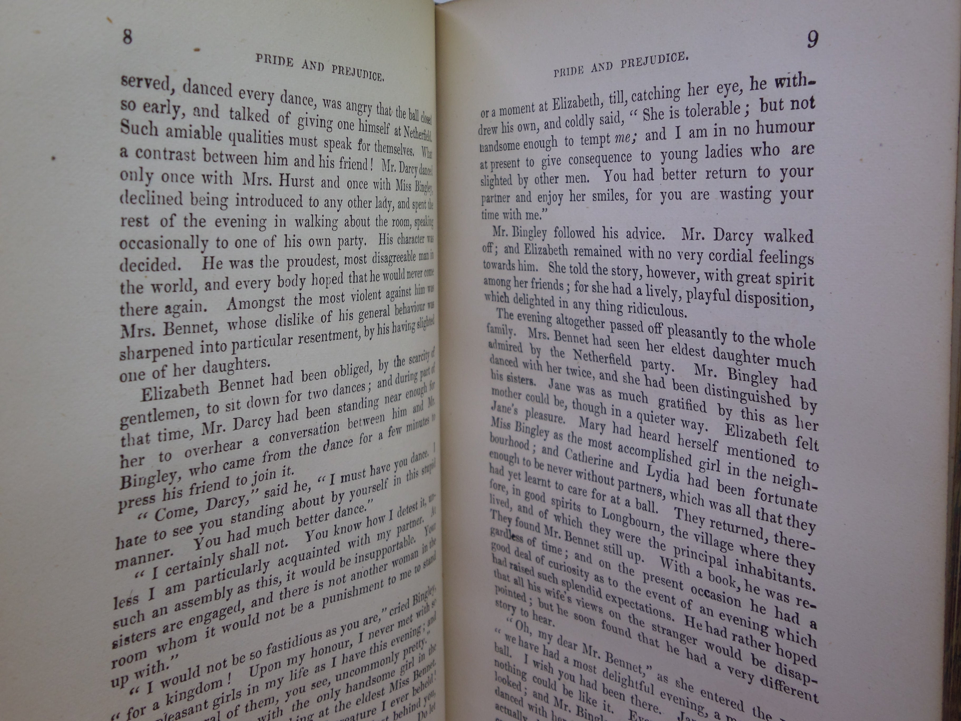 THE NOVELS OF JANE AUSTEN 1872 FINELY BOUND IN FIVE VOLUMES