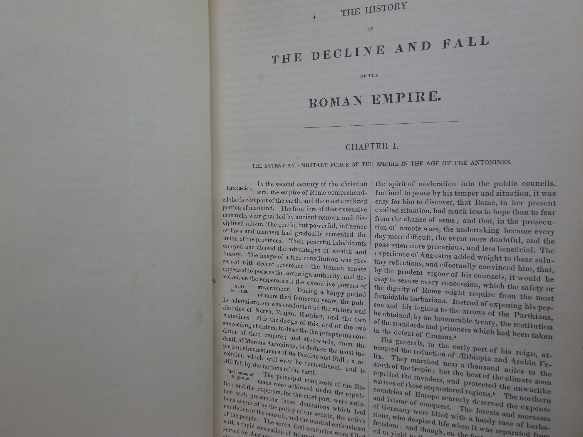 THE DECLINE AND FALL OF THE ROMAN EMPIRE BY EDWARD GIBBON 1839 FINE BINDING