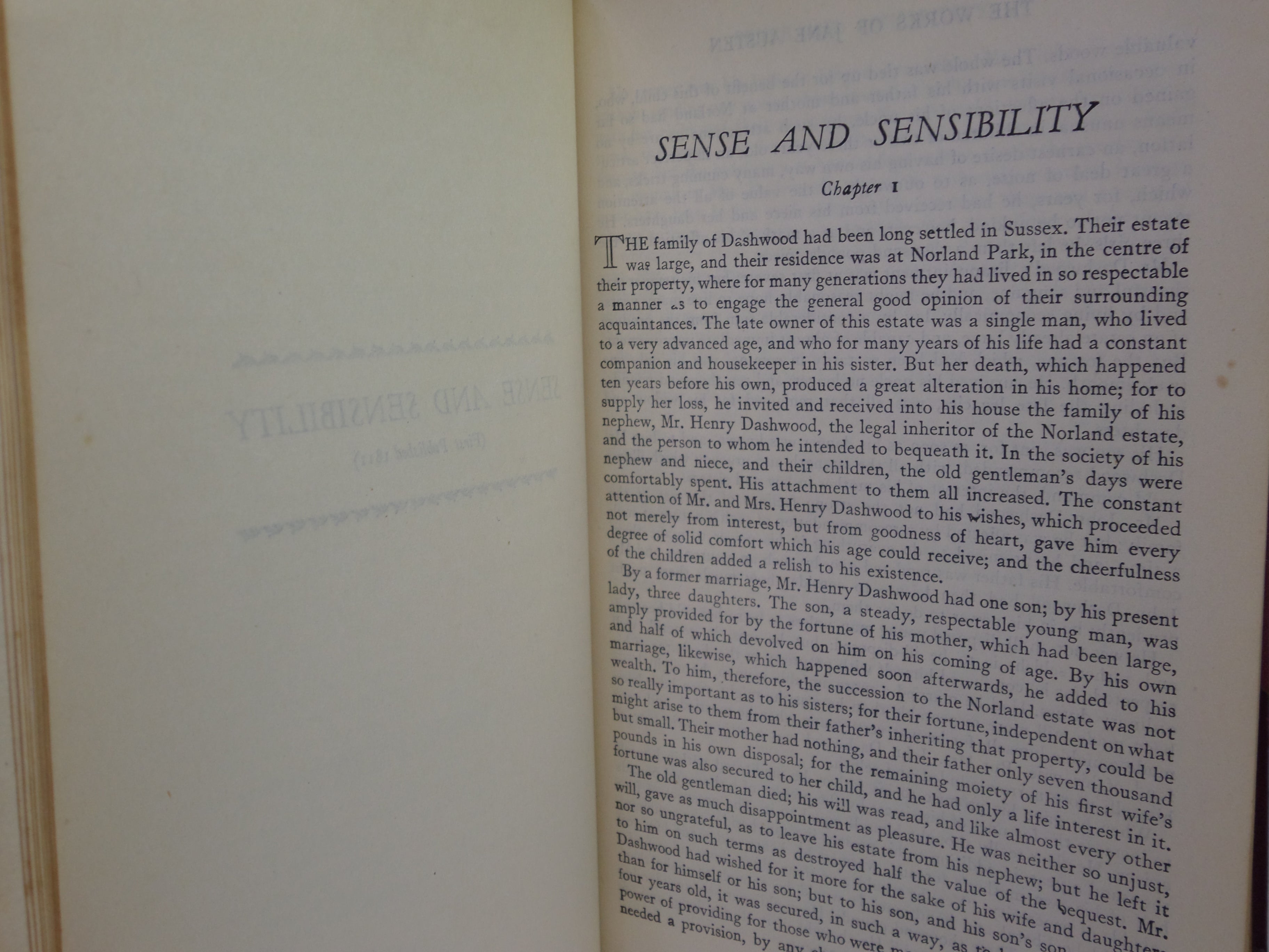 THE COMPLETE NOVELS OF JANE AUSTEN 1932 FINELY BOUND BY SANGORSKI & SUTCLIFFE