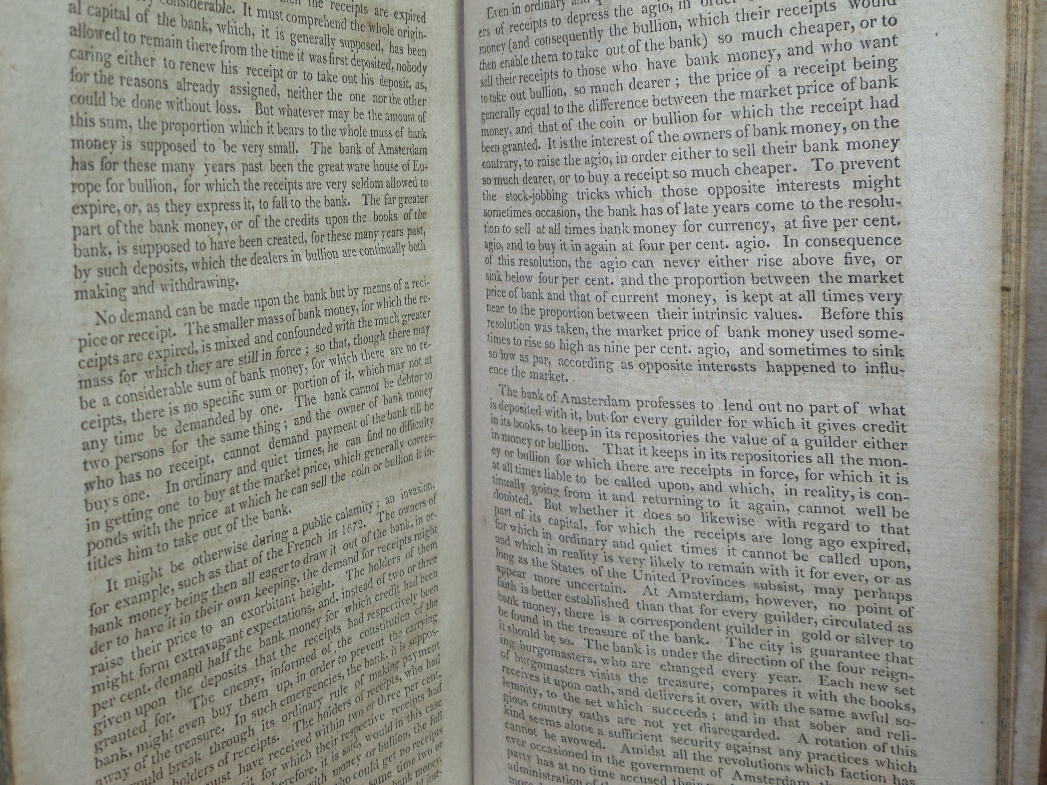 THE WEALTH OF NATIONS BY ADAM SMITH 1804 THIRD AMERICAN EDITION, LEATHER BINDING