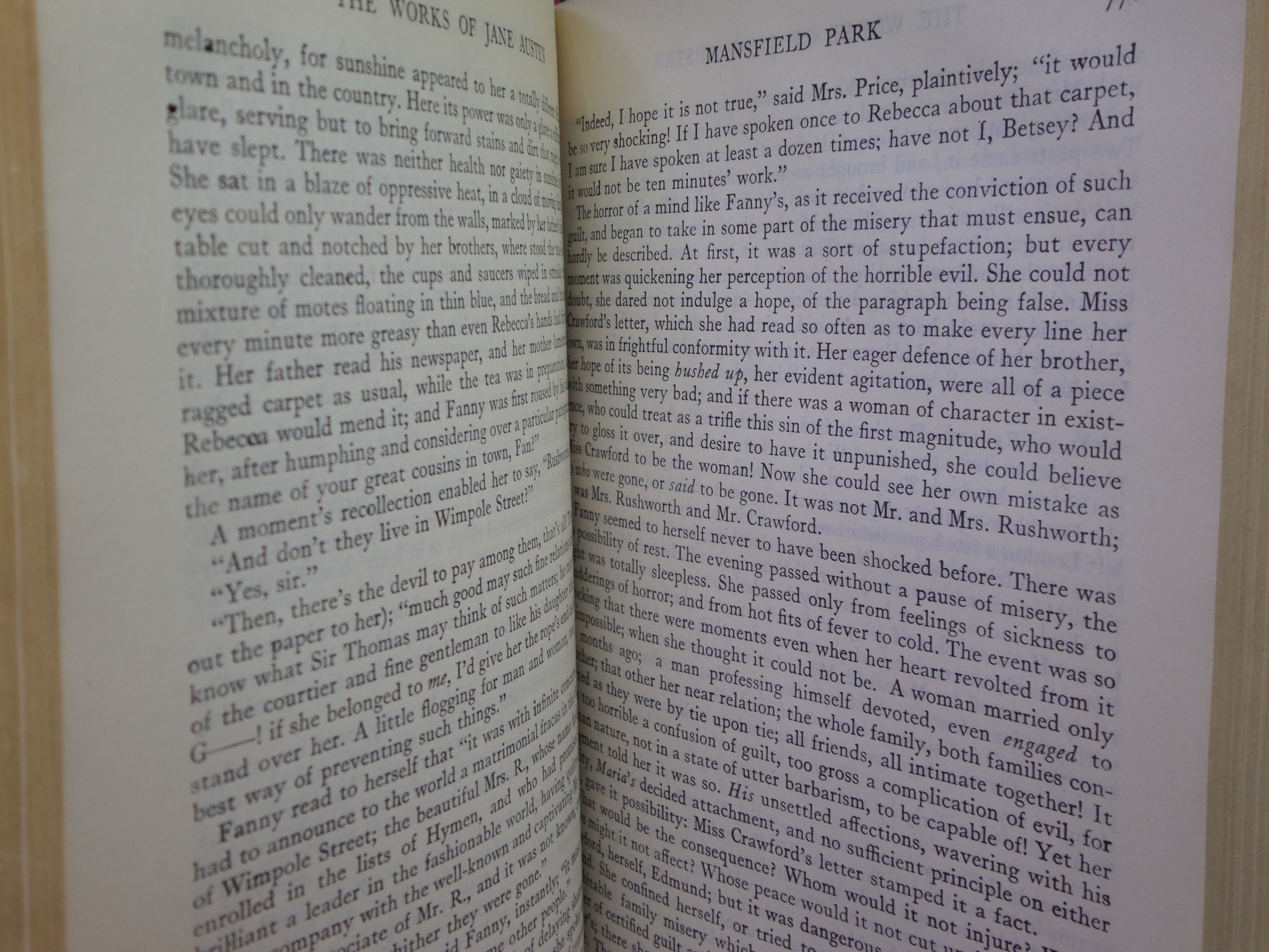 THE COMPLETE NOVELS OF JANE AUSTEN 1932 FINELY BOUND BY SANGORSKI & SUTCLIFFE